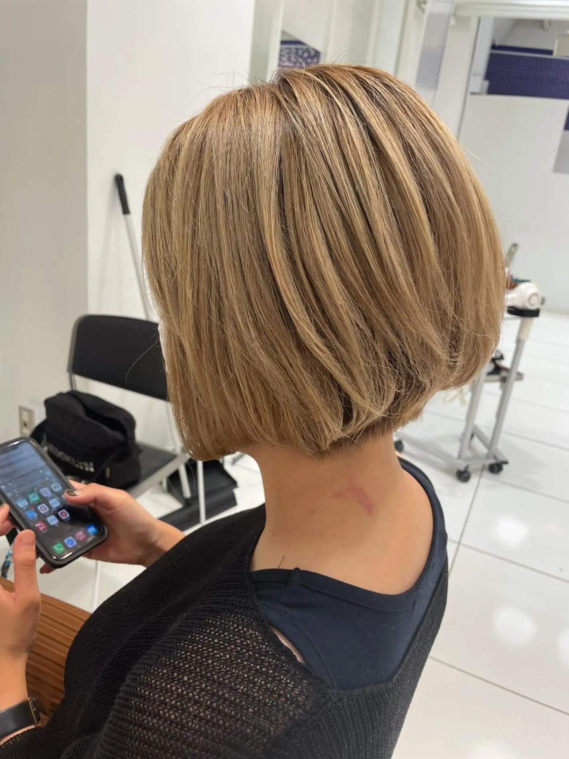 ショート ショートボブ ボブ ショートヘア 髪質改善 個室美容室 calm 新田 美容院【カルム】所属・【カルム】 スズキのヘアスタイル