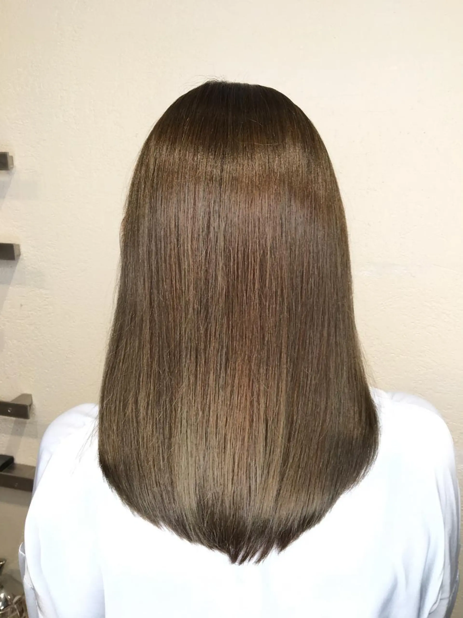 ミディアム トリートメント ボブスタイル/ 透明感カラー/八幡のヘアスタイル