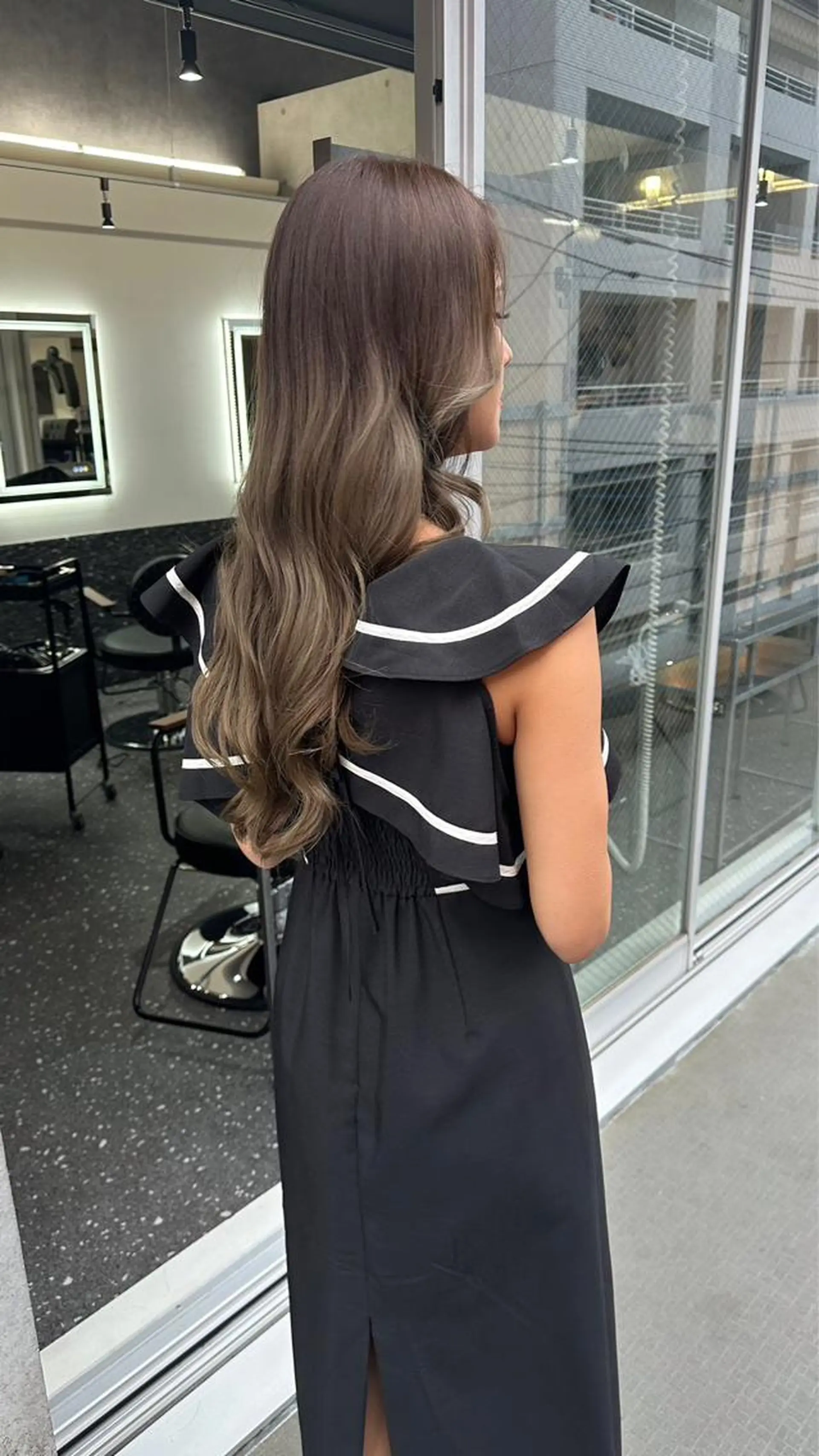 ロング カラー バレイヤージュ ブリーチ ケアブリーチ 透明感カラー ダブルカラー カット ヘアカラー トリートメント 【公式】髪質改善 Oto.吉祥寺のヘアスタイル