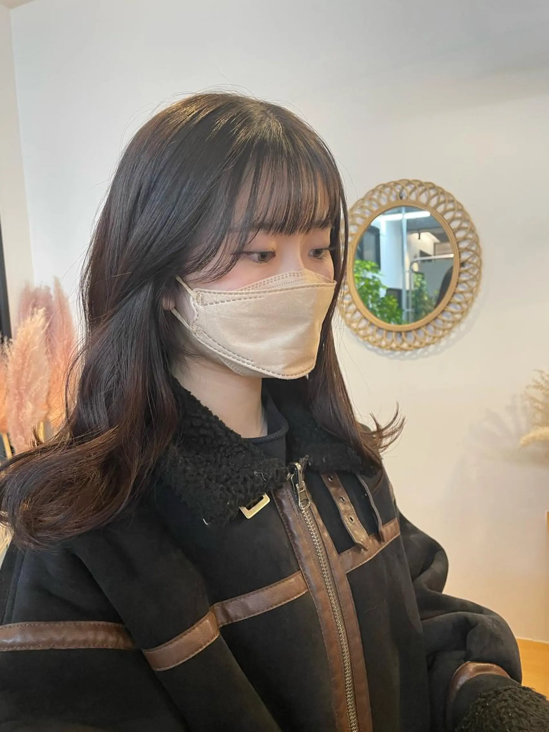 ミディアム yuika .のヘアスタイル