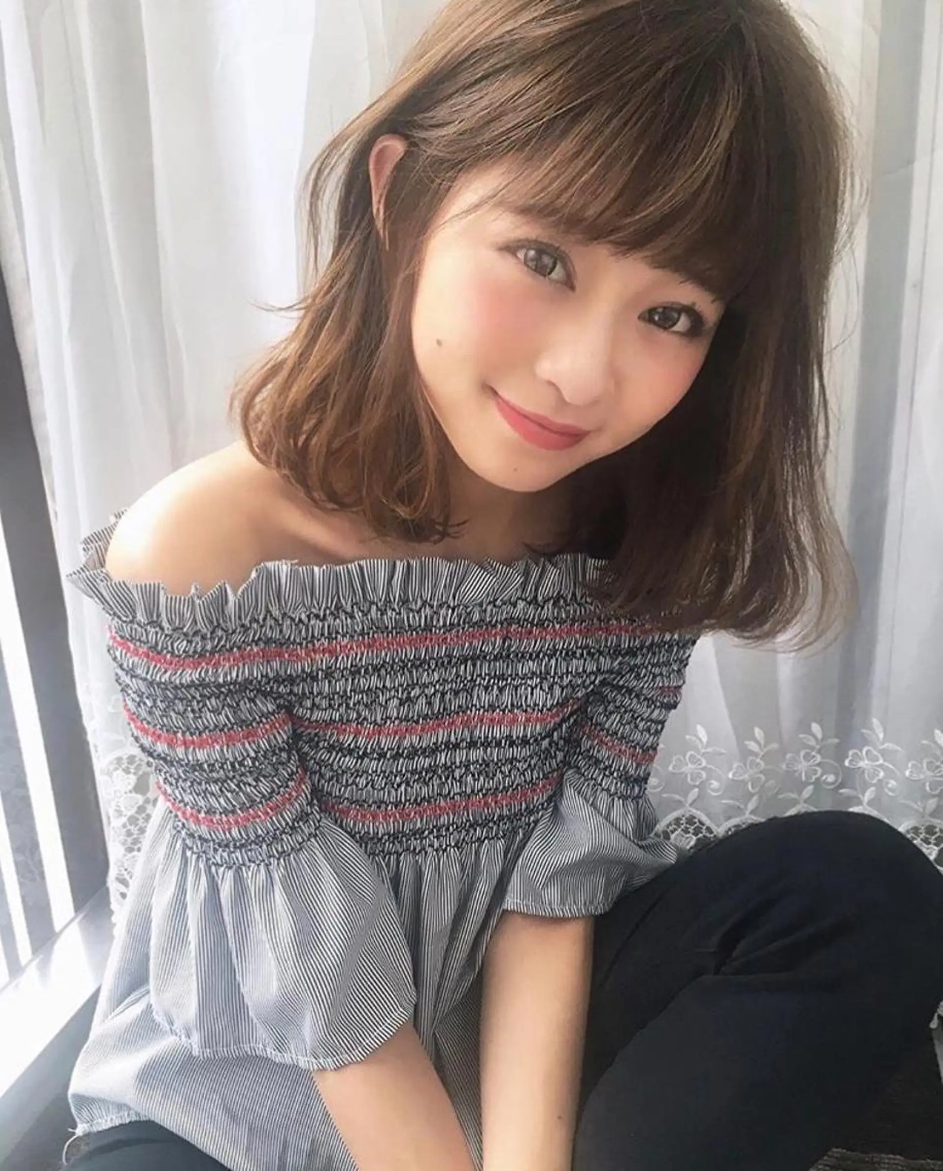 ミディアム カラー ガレリアエレガンテ栄店所属・ガレリア エレガンテ栄のヘアスタイル