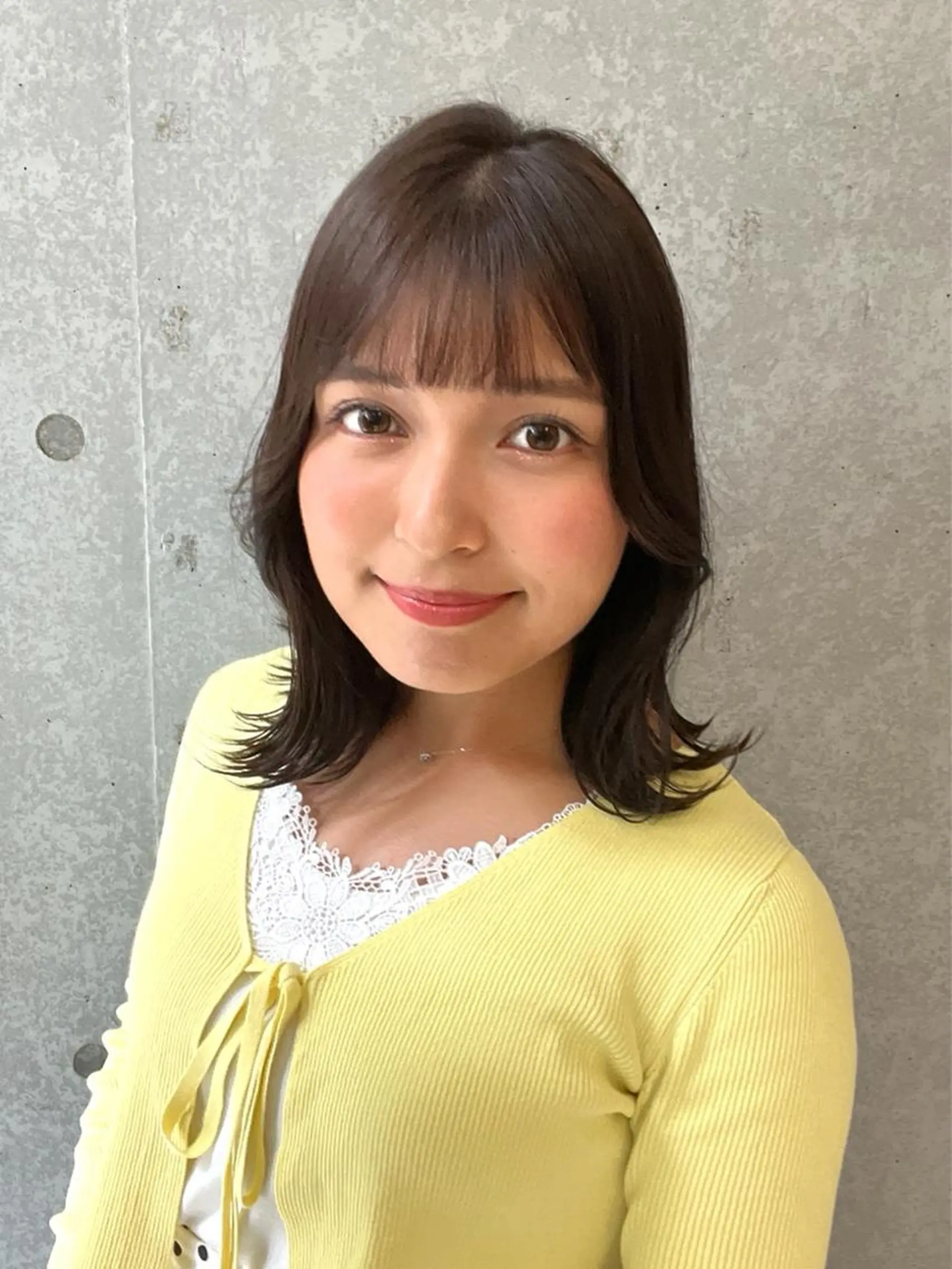 ミディアム カラー 顔周り🇰🇷韓国 レイヤー/いづみ💞のヘアスタイル