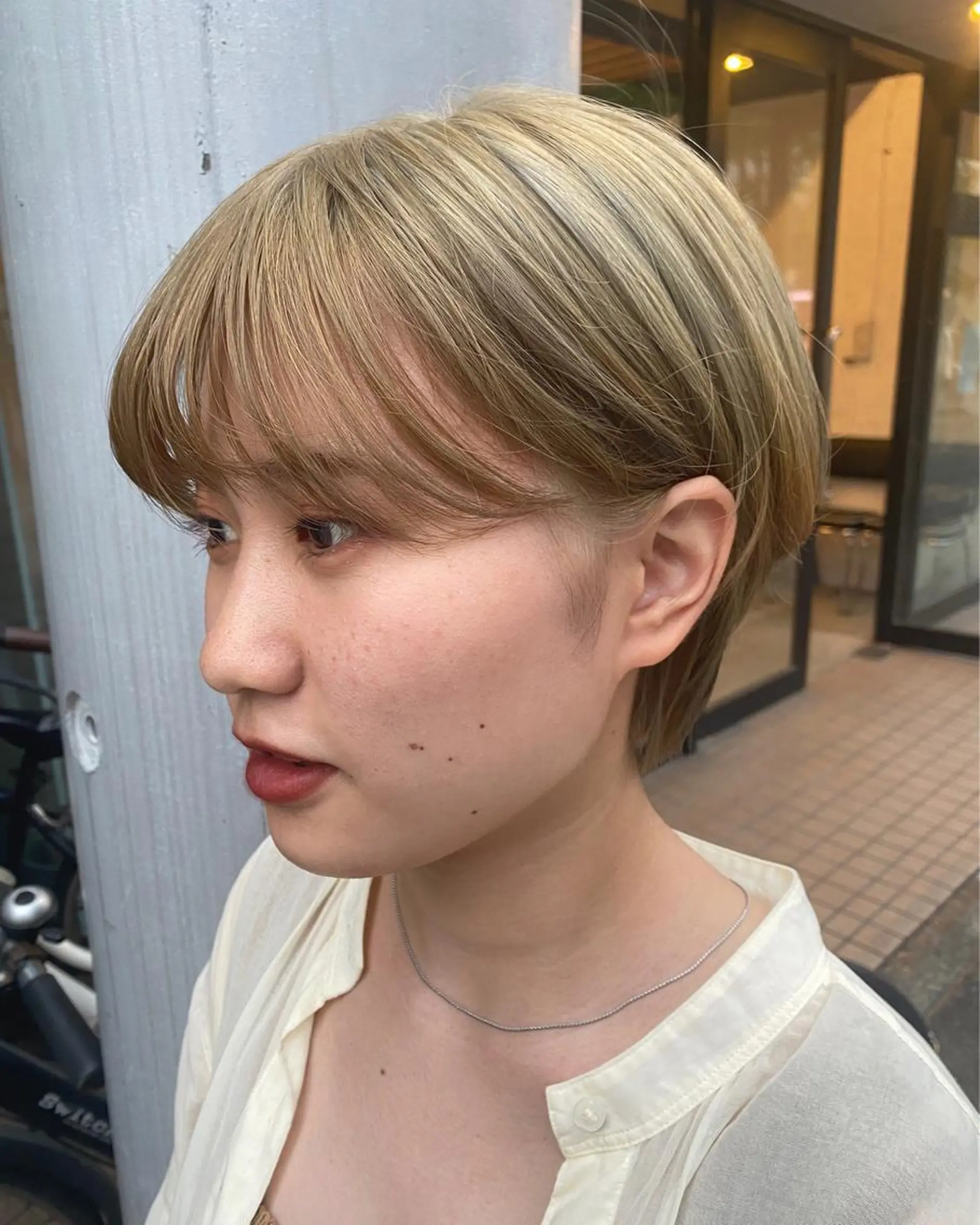 ショート カラー ヘアアレンジ satsuki 暖色・ブラウンカラーのヘアスタイル