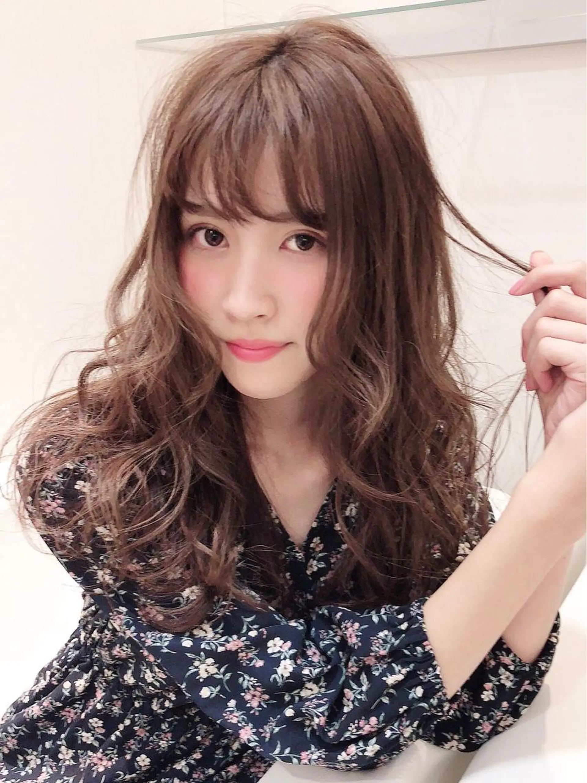 ミディアム ブリーチ/髪質改善 NYNY大久保のヘアスタイル