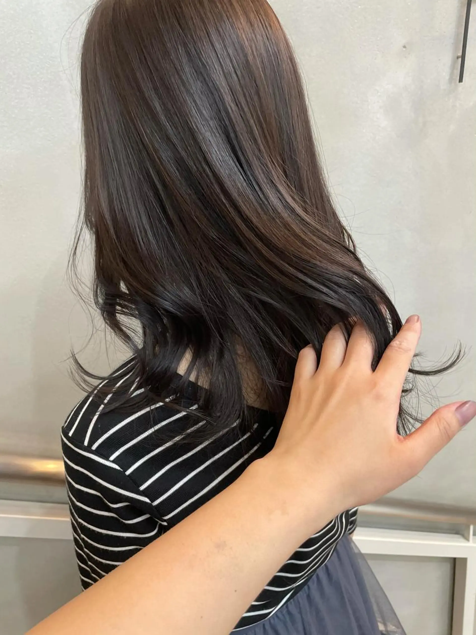 セミロング カラー ベージュカラー ブリーチ ブリーチなしカラー 沖縄/ヘアアレンジ /ナカノのヘアスタイル