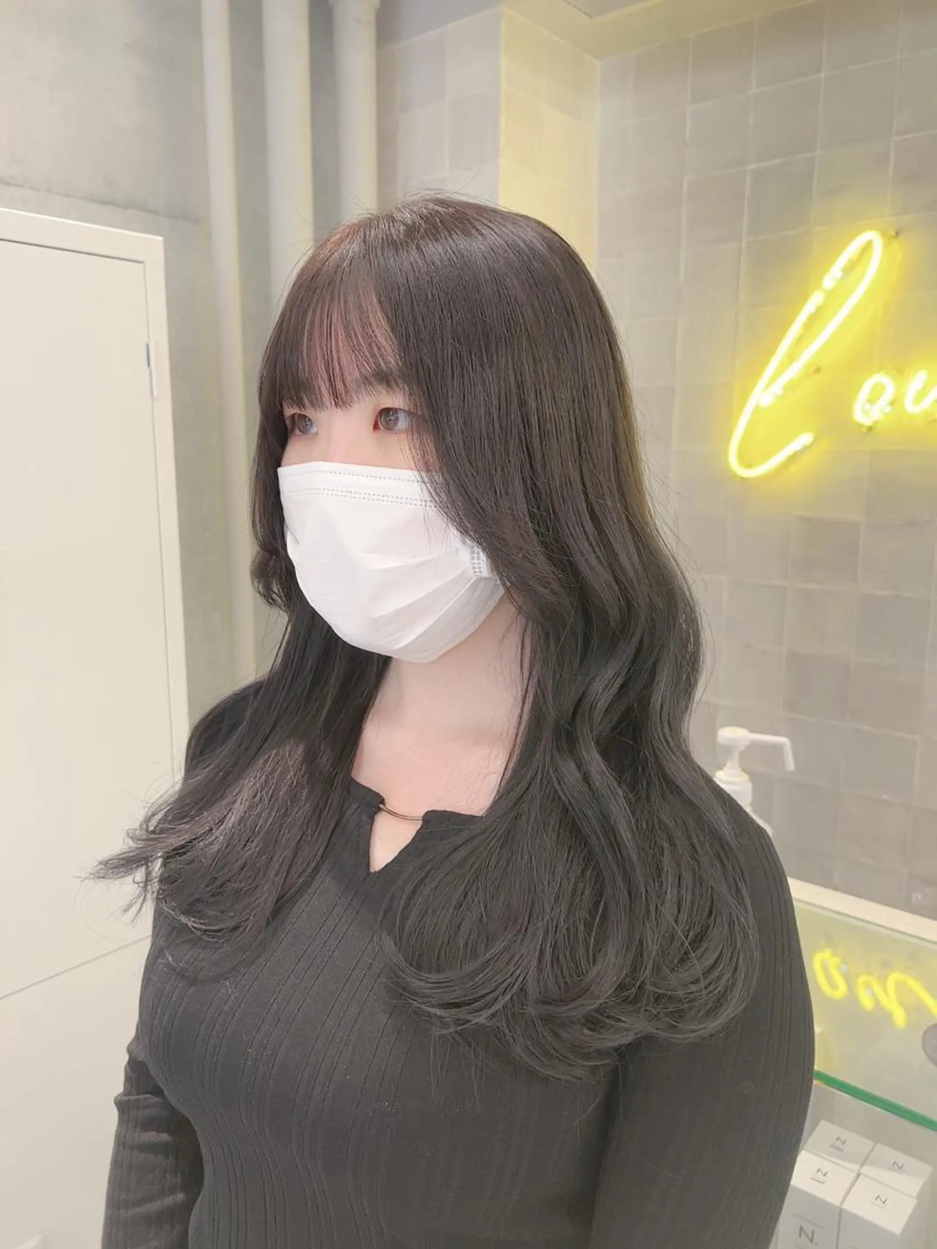 ロング カラー ヨシンモリ 韓国ヘア☁️ mitsukiのヘアスタイル