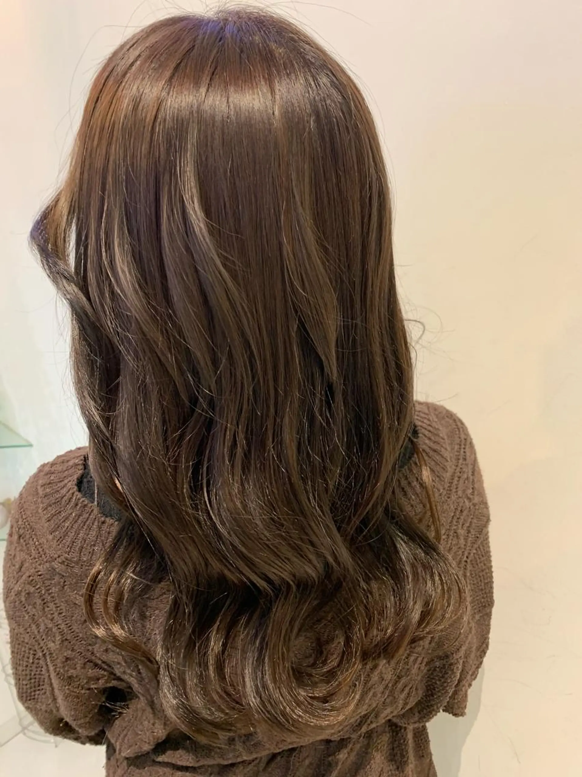 カラー ブリーチしない暖色 カラー🥀杉 優菜のヘアスタイル