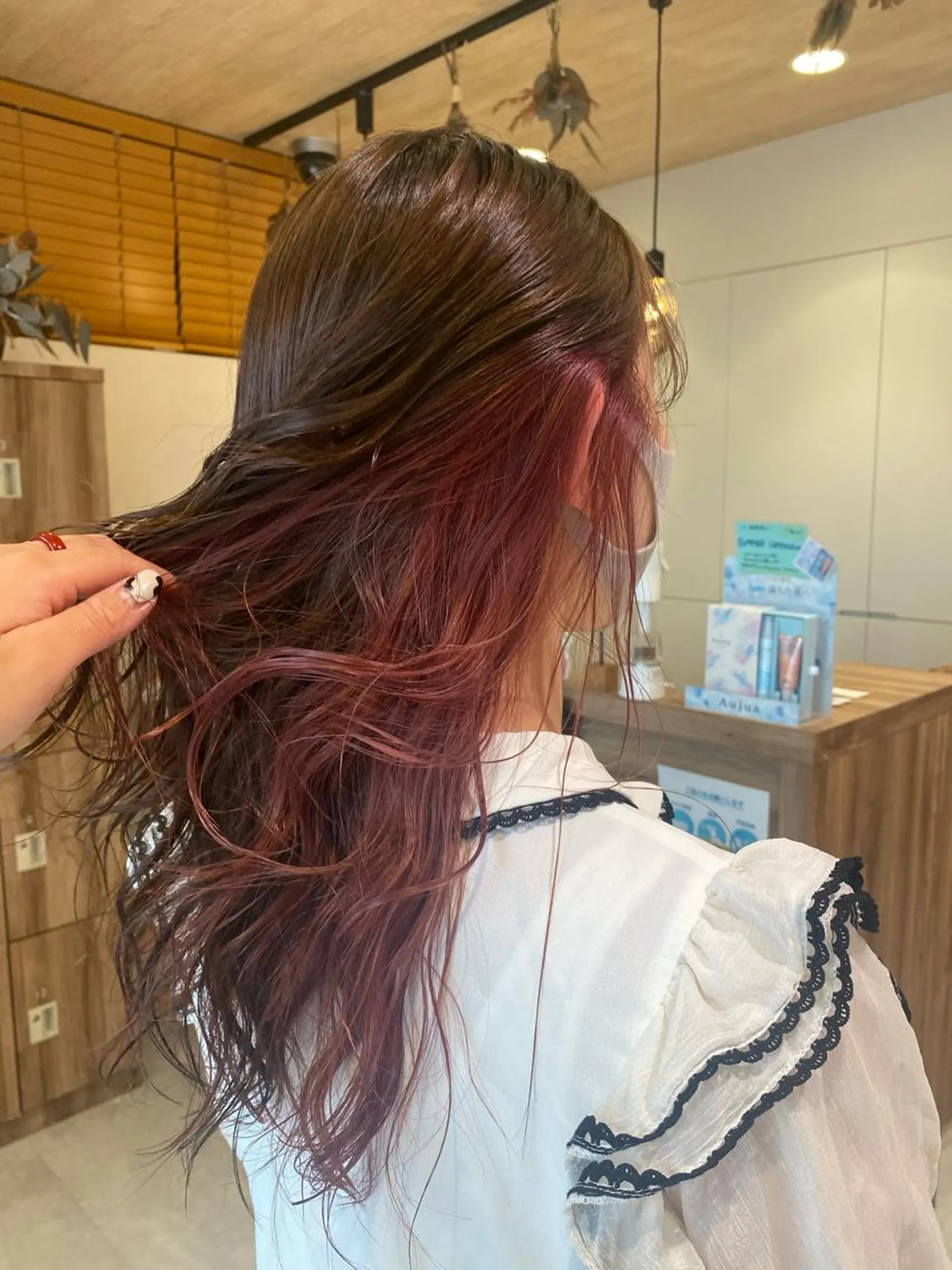 ロング カラー ヘアアレンジ インナーカラー ヘアカラー トリートメント ヘッドスパ パーマ指名No1 /namiのヘアスタイル