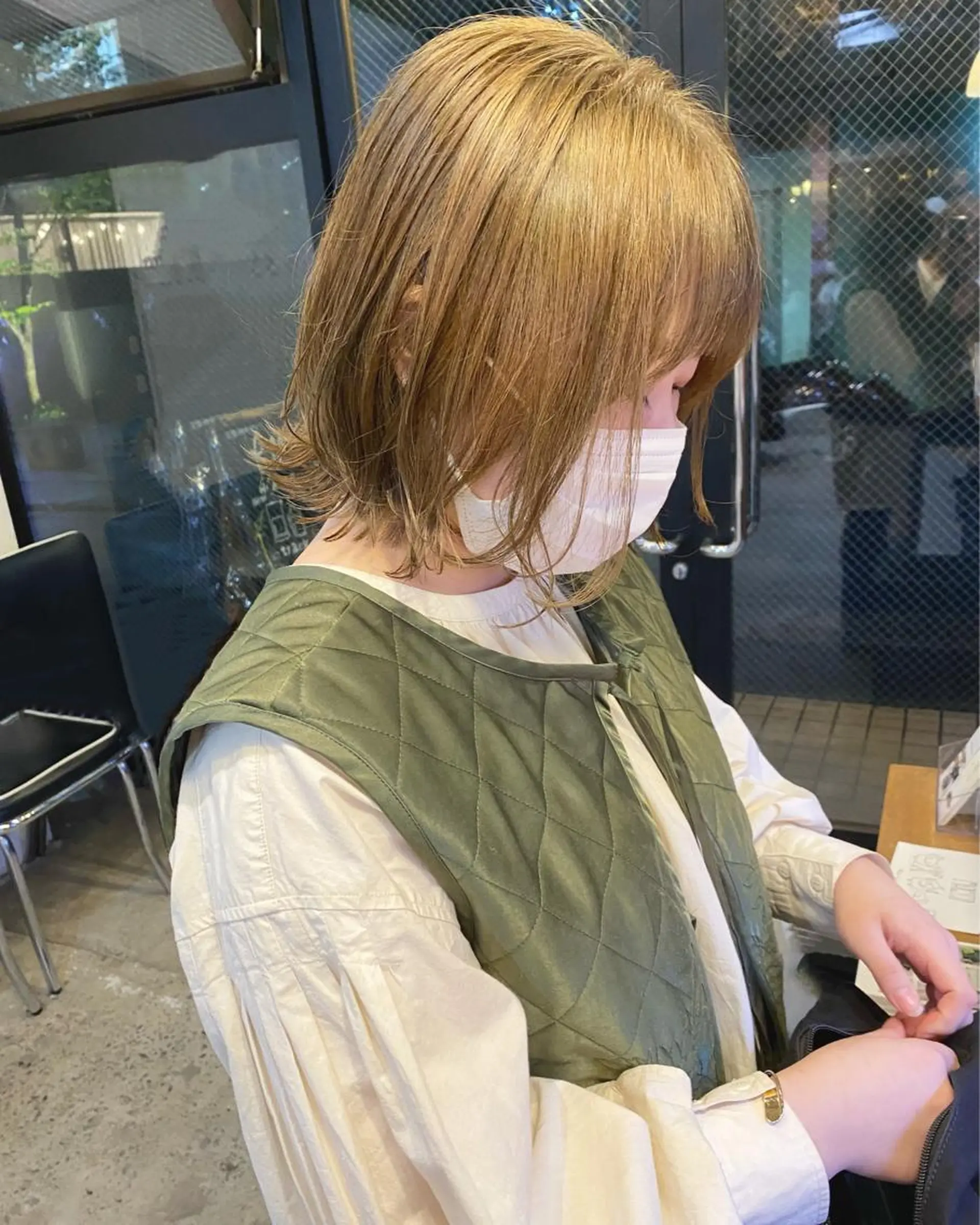 ミディアム カラー カット ヘアカラー 柔らかいcolor 🌿harukaのヘアスタイル