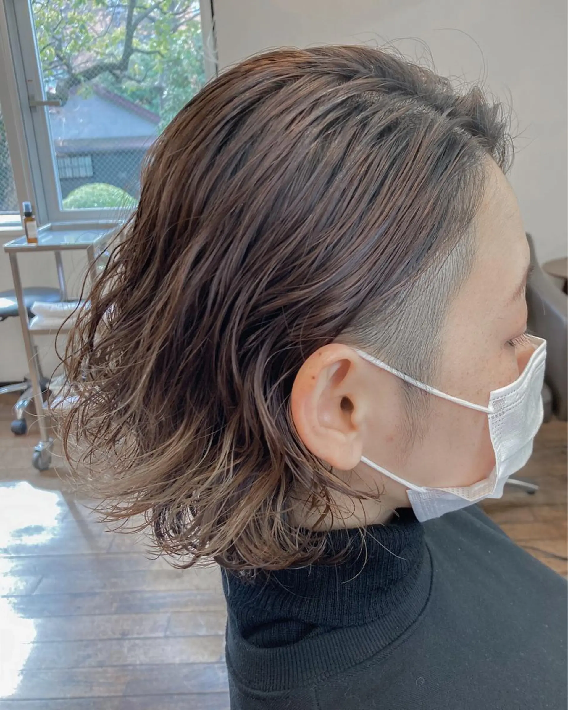 ショート カラー パーマ カット 縮毛矯正🌈 三浦暢輝のヘアスタイル