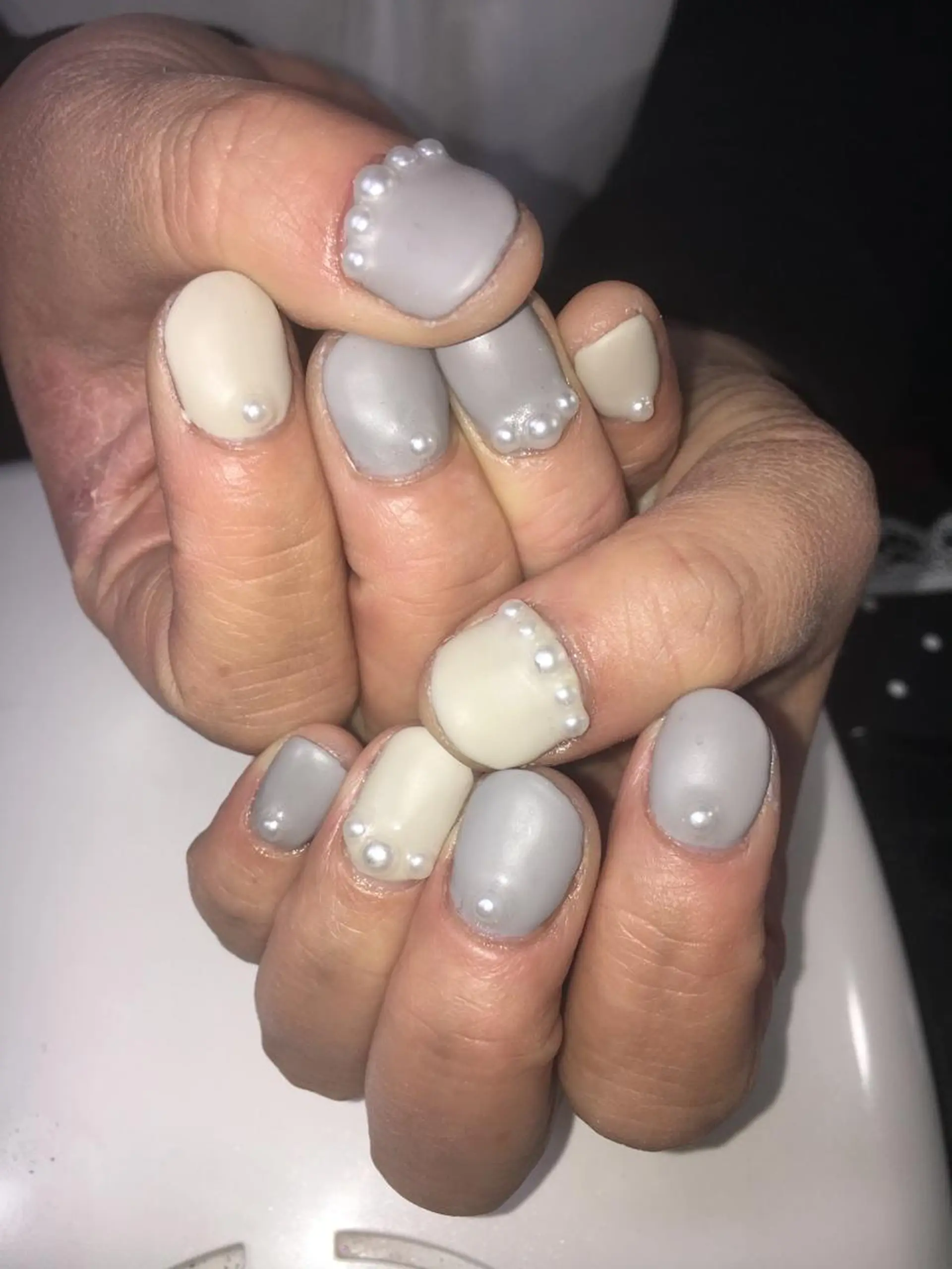 ネイル マットネイル ハンドネイル フットネイル miwa ミワのネイルデザイン