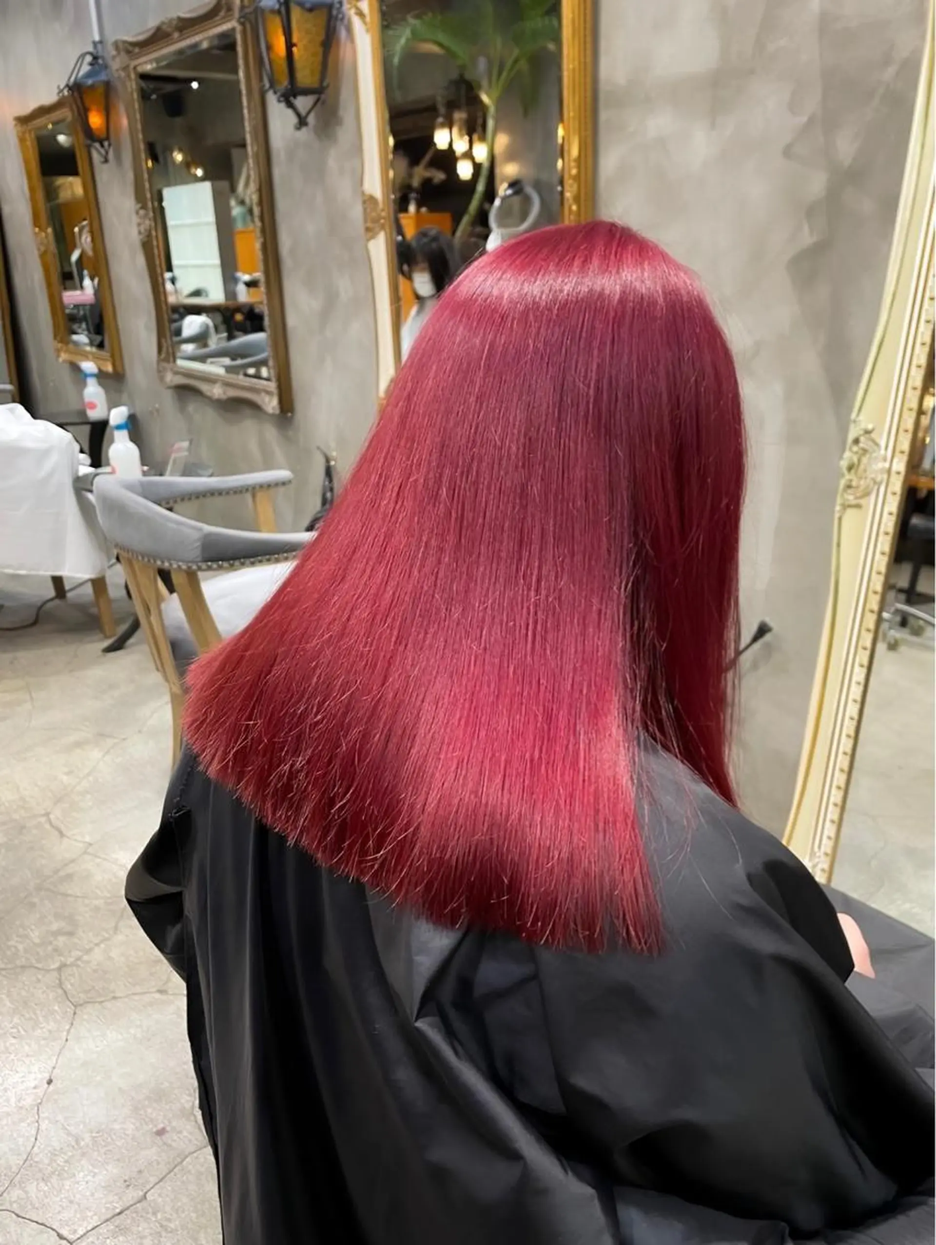 ロング カラー ヘアカラー トリートメント 🦋透明感カラー /ケアブリーチ🦋のヘアスタイル