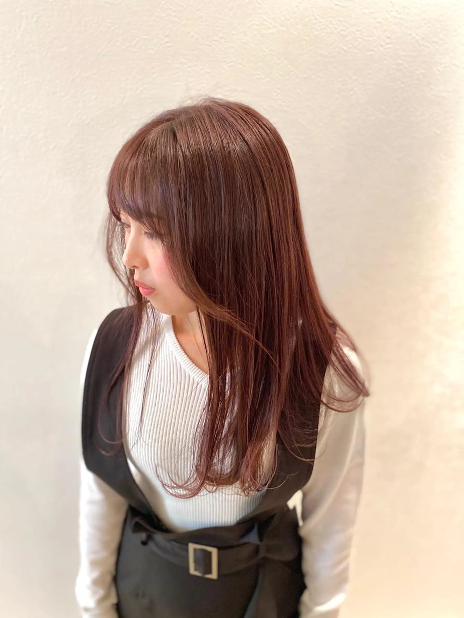 ロング カラー カット ヘアカラー トリートメント 平田 健一のヘアスタイル