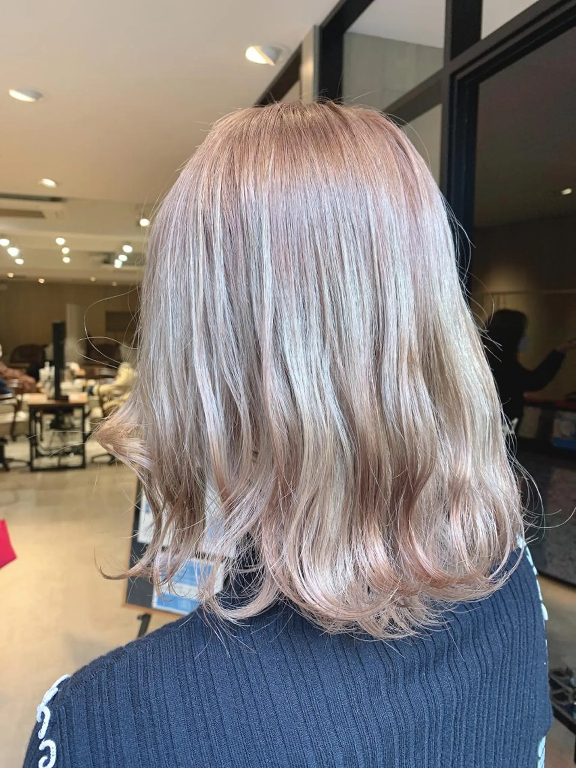 ミディアム カラー 🌿earth亀有店 【緑髪のノブ】🌿のヘアスタイル