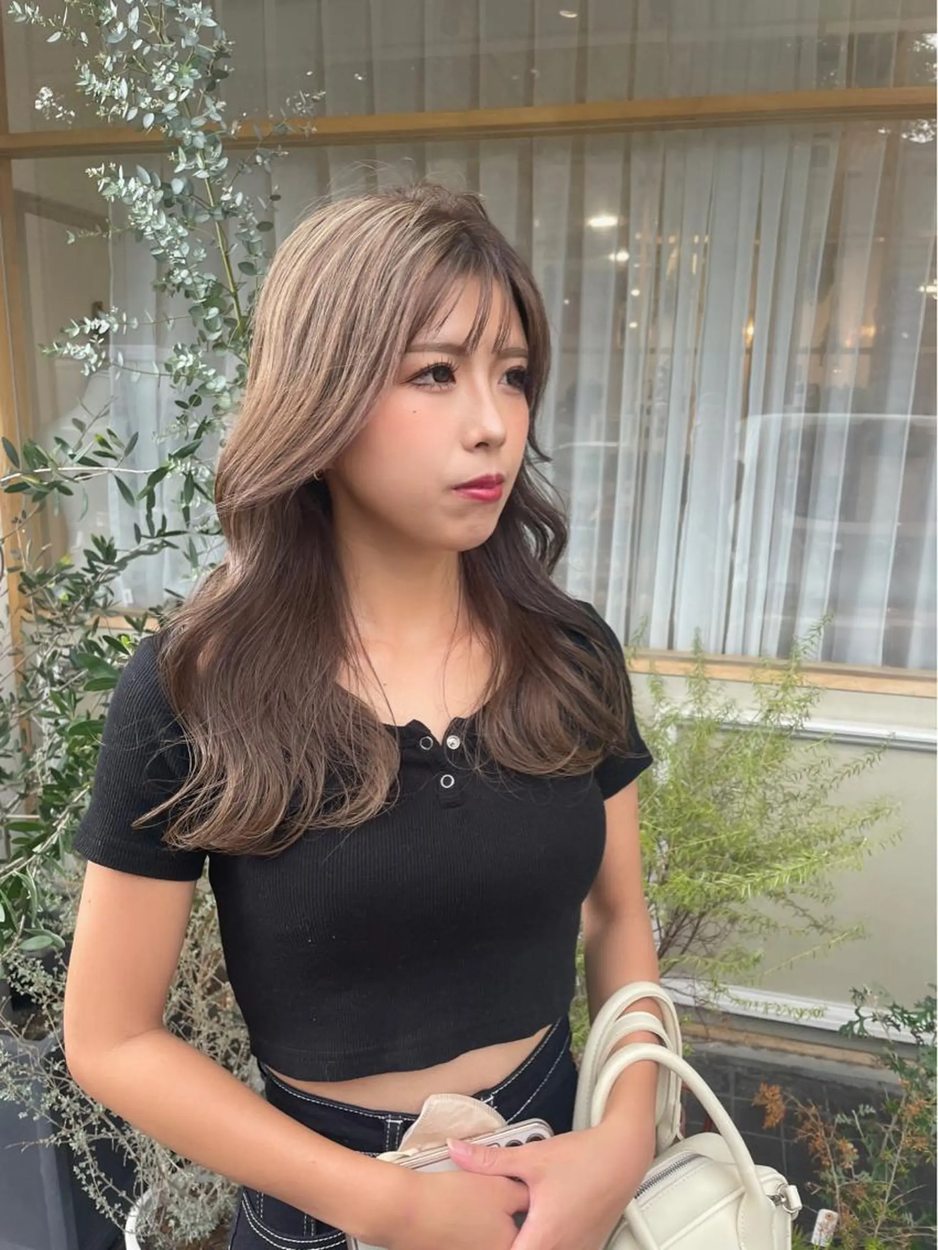 ロング カラー パーマ ヘアアレンジ キッズ ネイル マツエク・マツパ アイブロウ カット ヘアカラー トリートメント belta.🌱 安藝夏花🌻のヘアスタイル