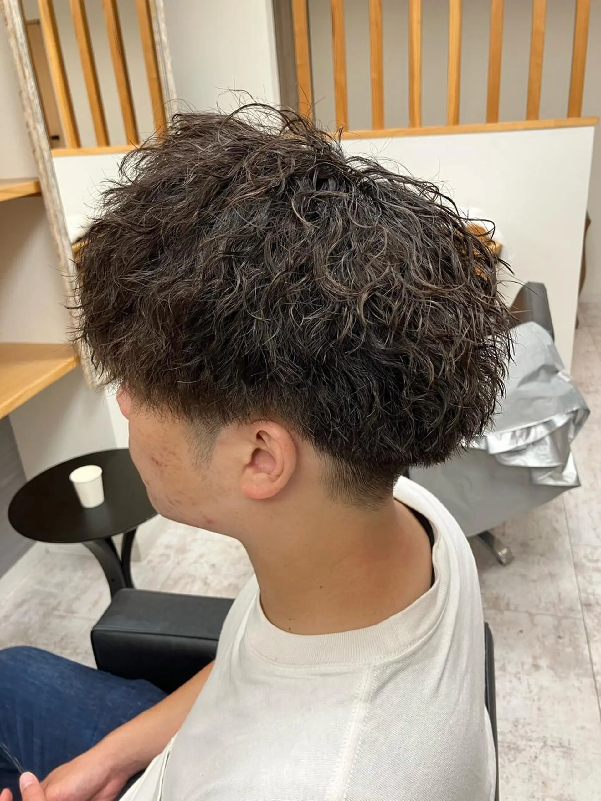 パーマ メンズ カット パーマ メンズ特化/パーマ/ フェードWATARUのヘアスタイル