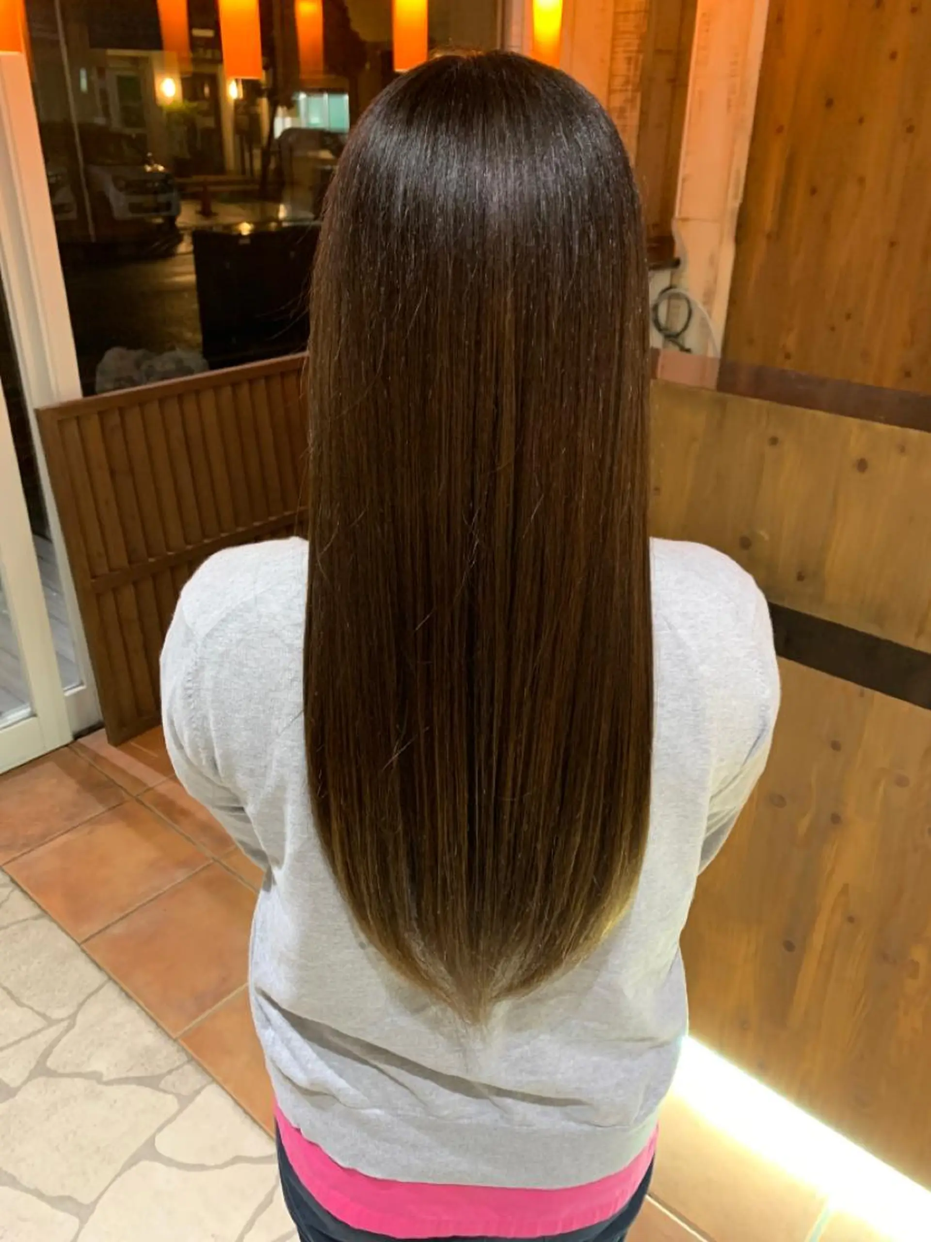 ロング カラー 縮毛矯正 VIM hairおもろまち店のヘアスタイル