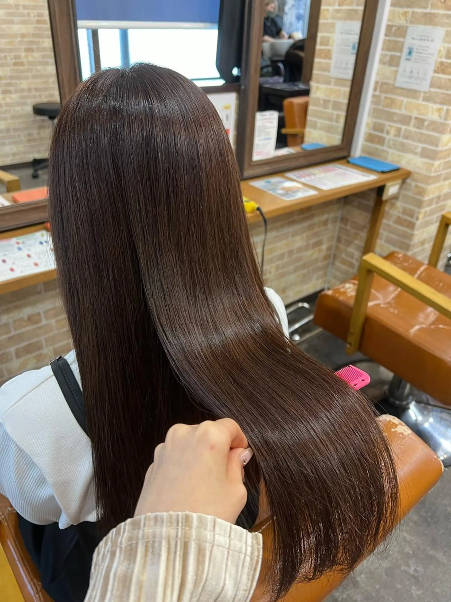 セミロング カラー ヘアカラー トリートメント 上質髪🪐 AIRI🪷‧₊˚のヘアスタイル