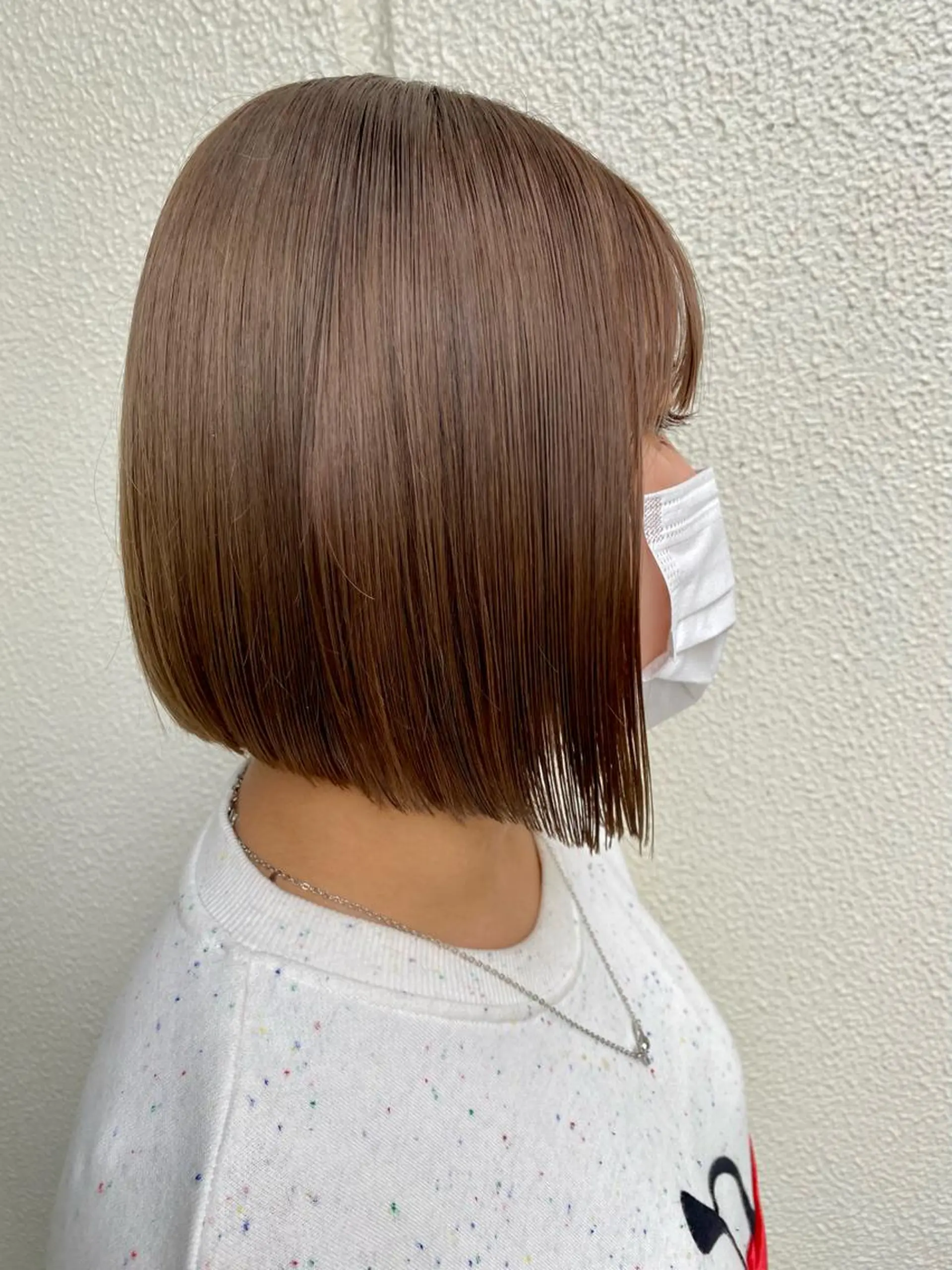 ミディアム カラー カット ヘアカラー トリートメント 顔周り/ブリーチなし /縮毛矯正🫧伊勢のヘアスタイル