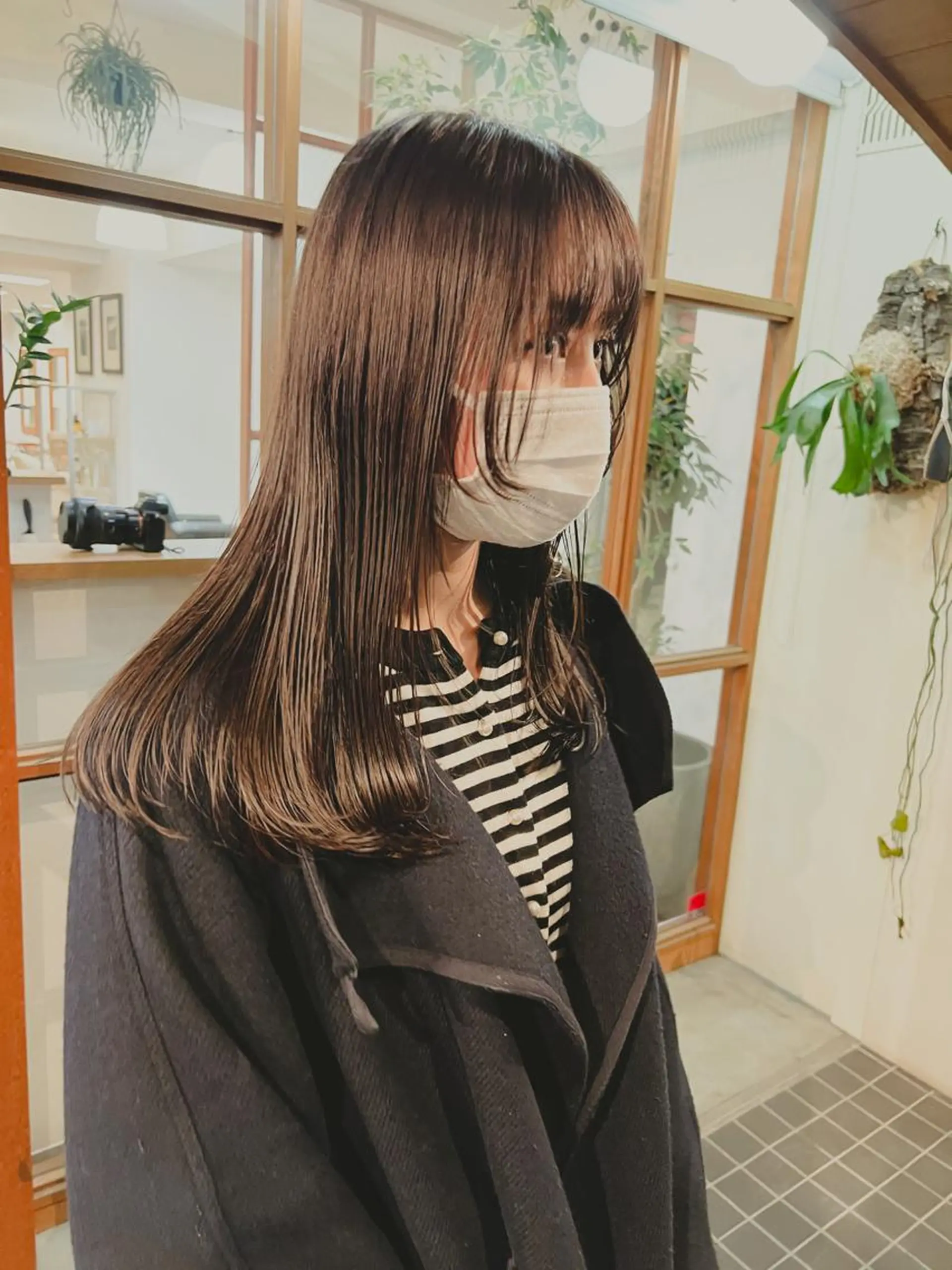 セミロング カラー つくばUtooe's 副店長　寺沢颯のヘアスタイル