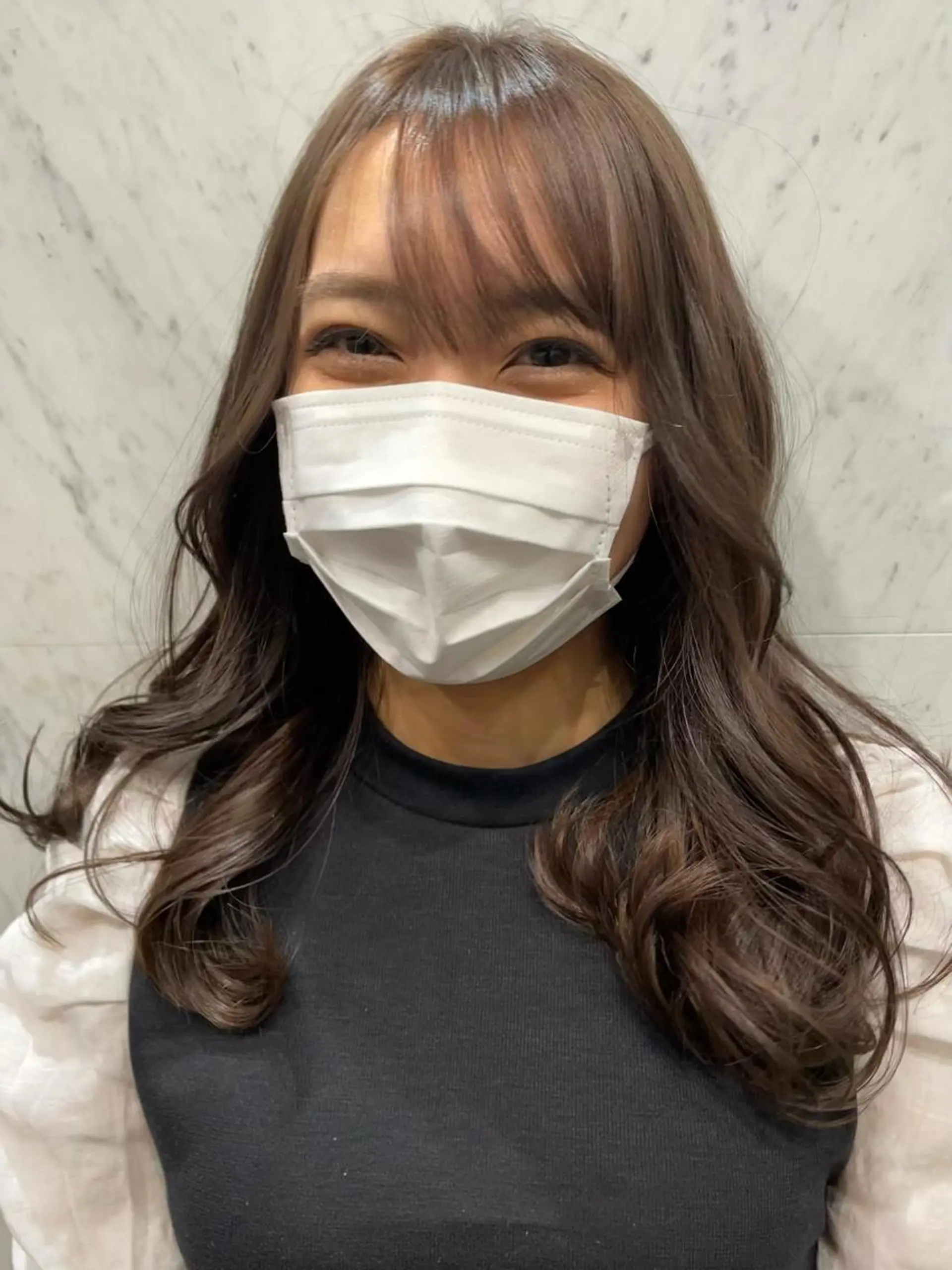 ロング カラー ブリーチ カット peek-a-boo所属・勝野 裕憲のヘアスタイル