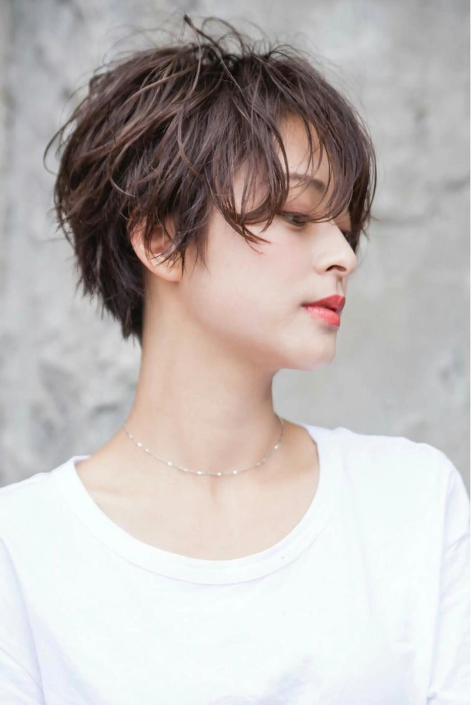 ショート パーマ ☕️ベージュカラー 内藤光哉☕️のヘアスタイル