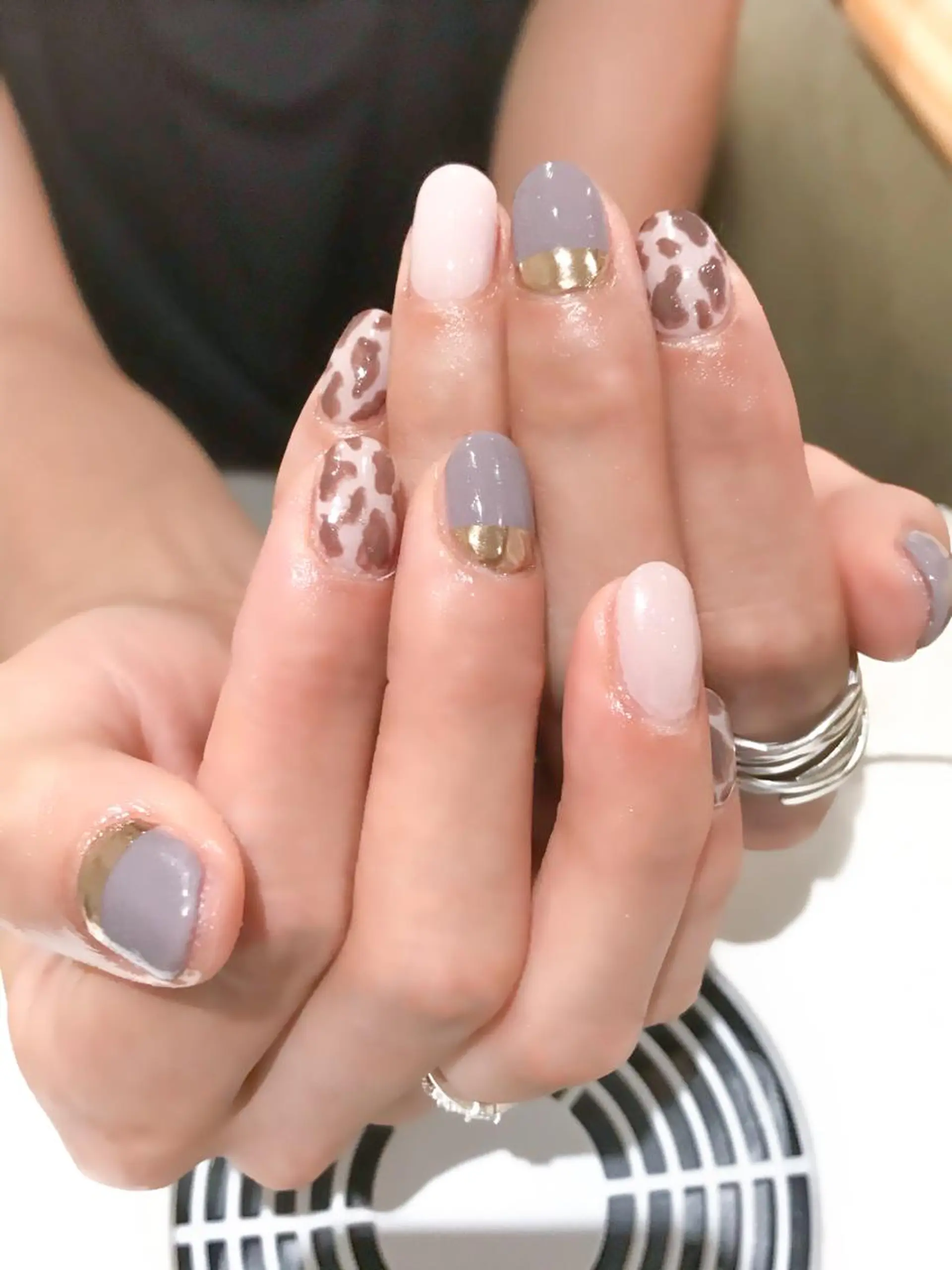 ネイル パープル Nyanco Nailのネイルデザイン