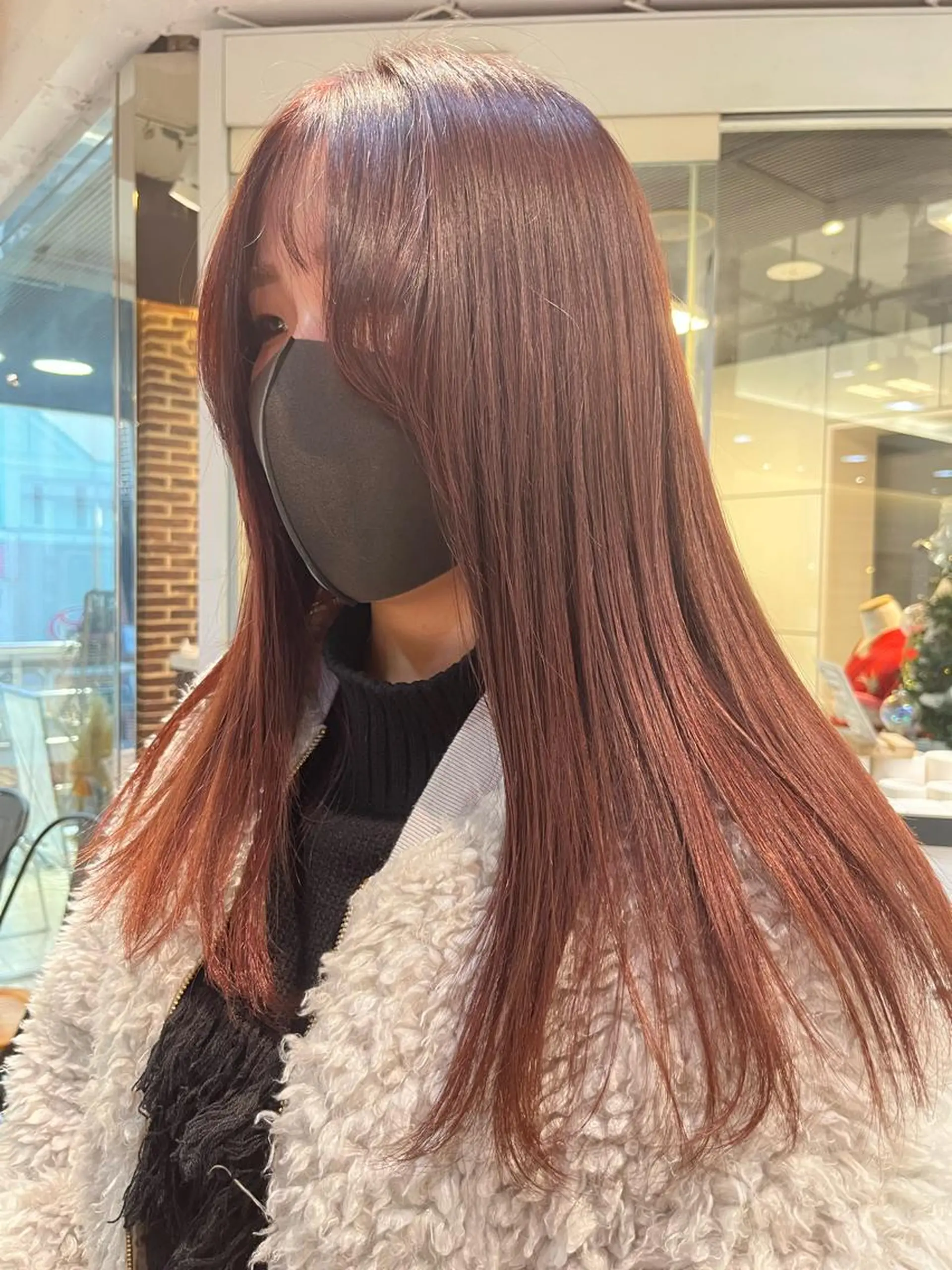 セミロング カラー 💖デザインカラー/ タダ ハナカ💖のヘアスタイル