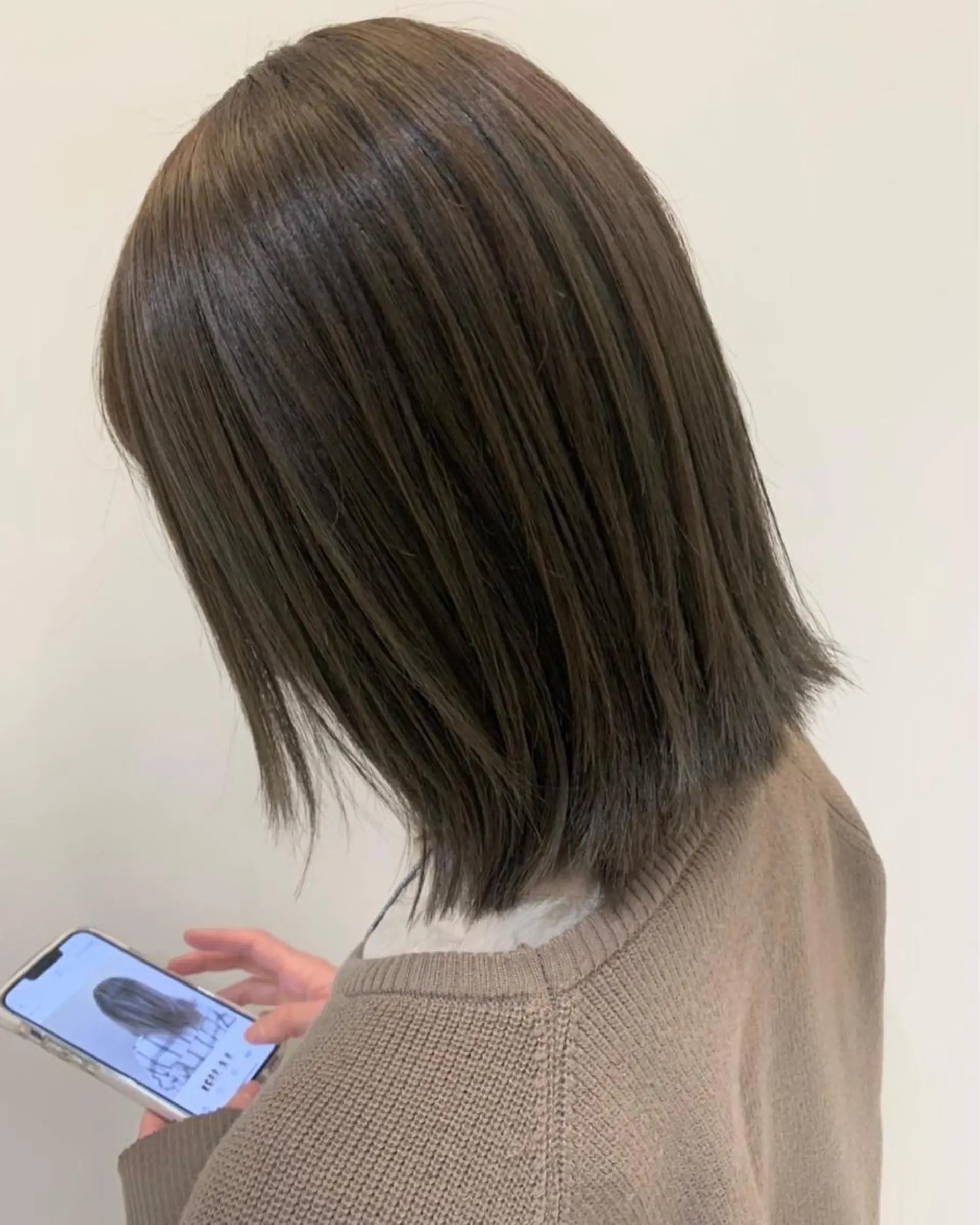 ミディアム カラー 艶髪/レイヤーカット /メンズ/野口緑のヘアスタイル