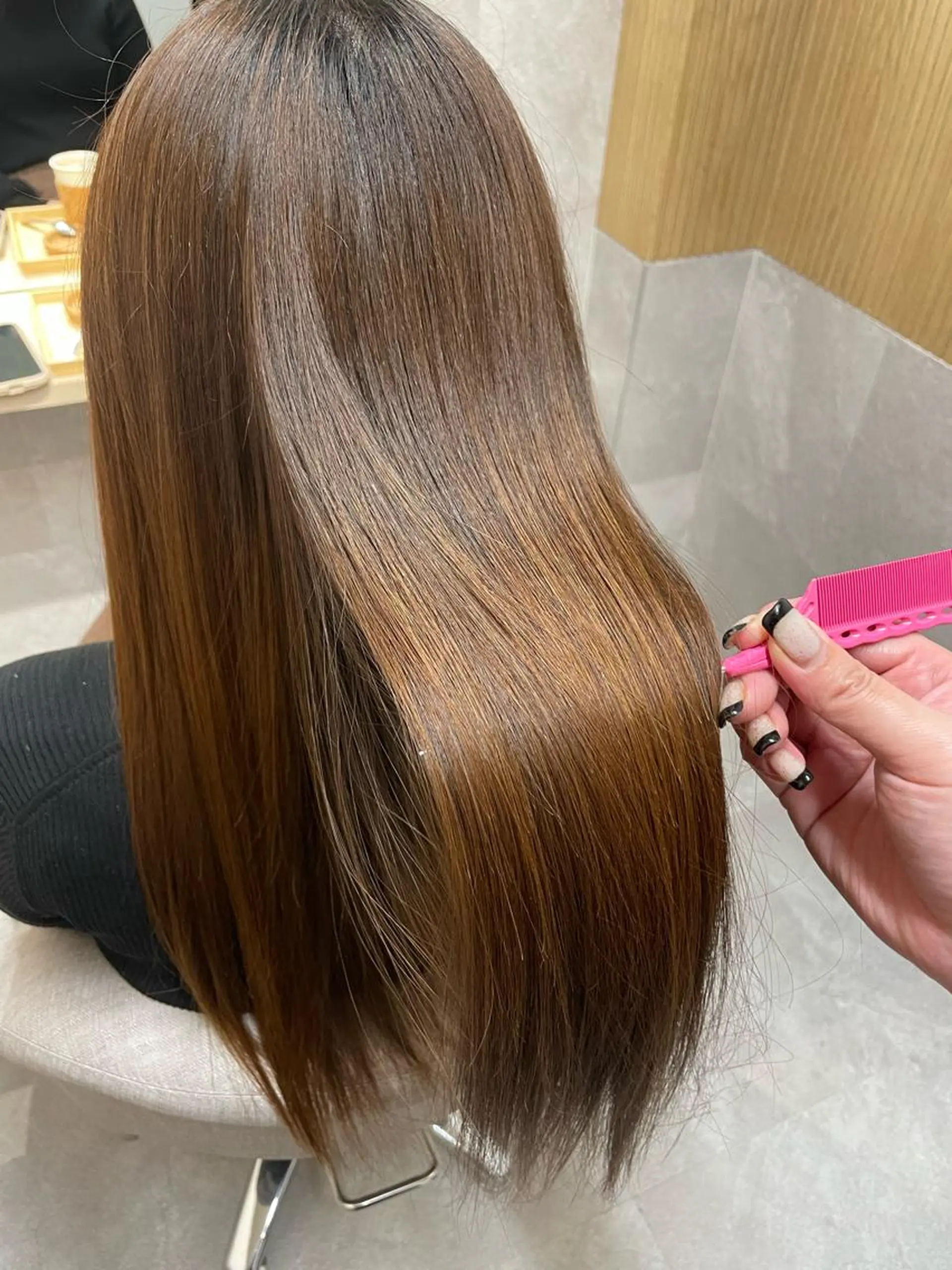 ロング 髪質改善 ロング トリートメント 西 めぐみのヘアスタイル