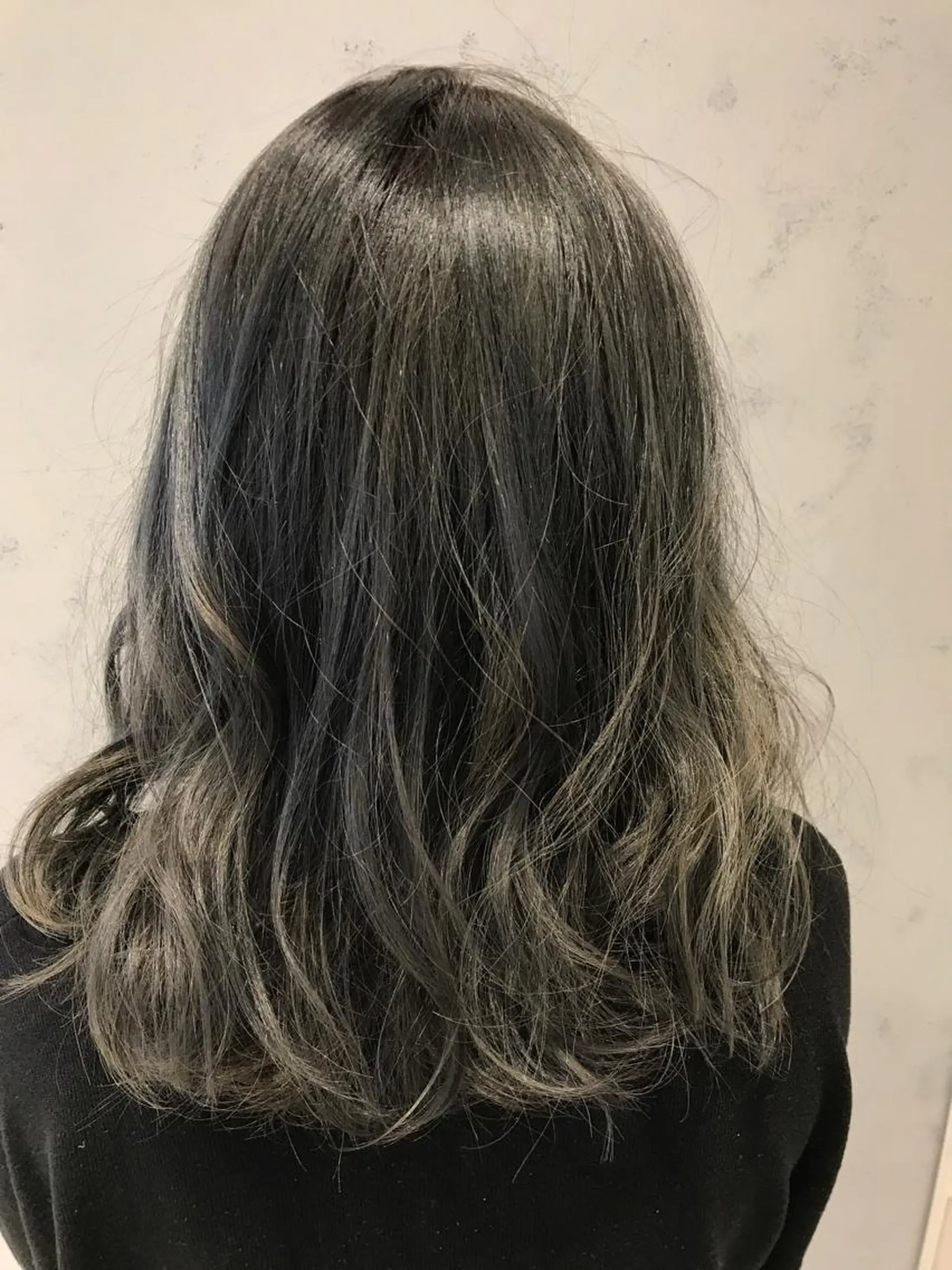 セミロング ヘアカラー トリートメント end roll/ 白楽美容室/ユウタのヘアスタイル