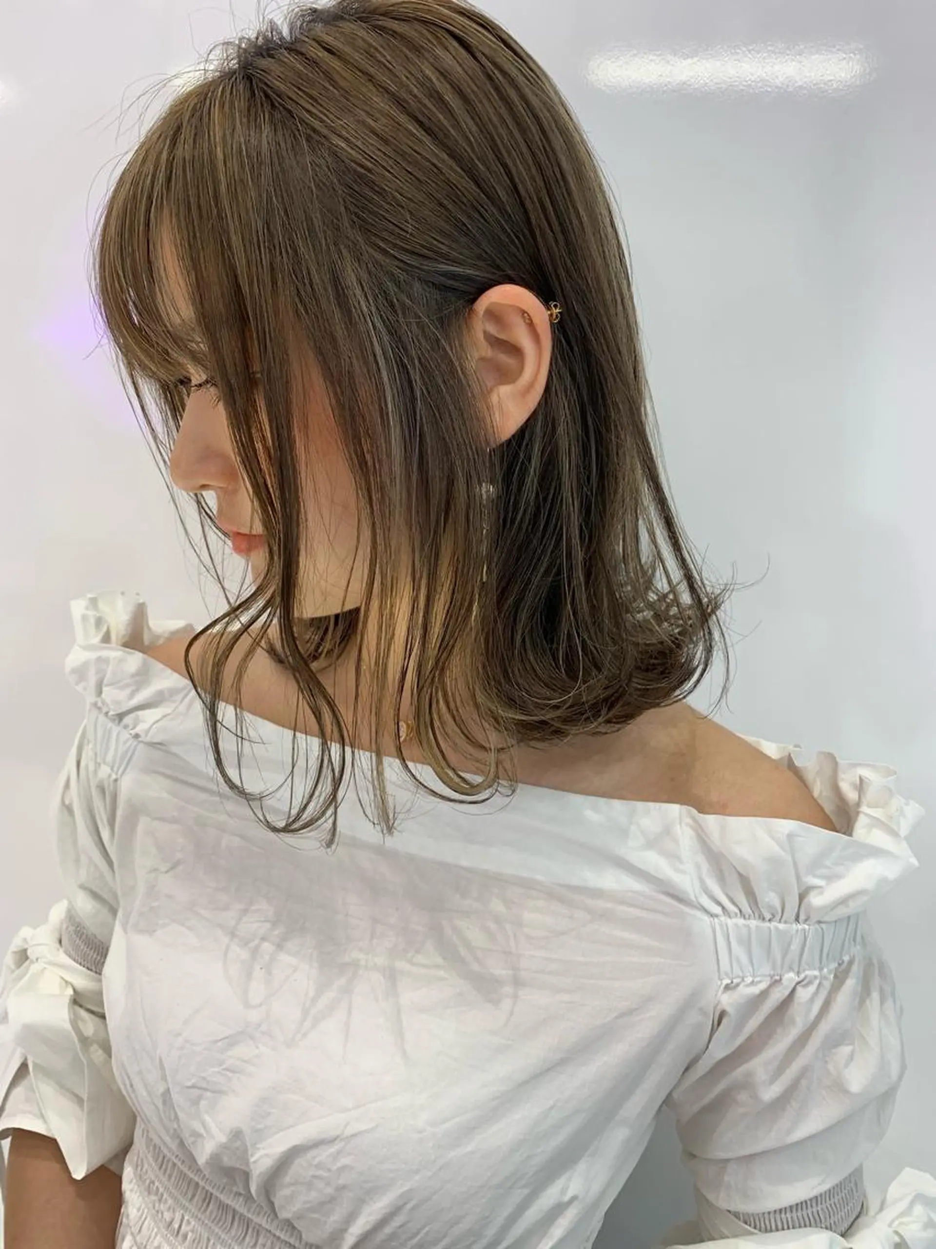 セミロング ハイライト lamie by melt 吉祥寺 【ラミエ バイ メルト】所属・【ミニモ公認】*似合 わせ職人*滝田拳史のヘアスタイル