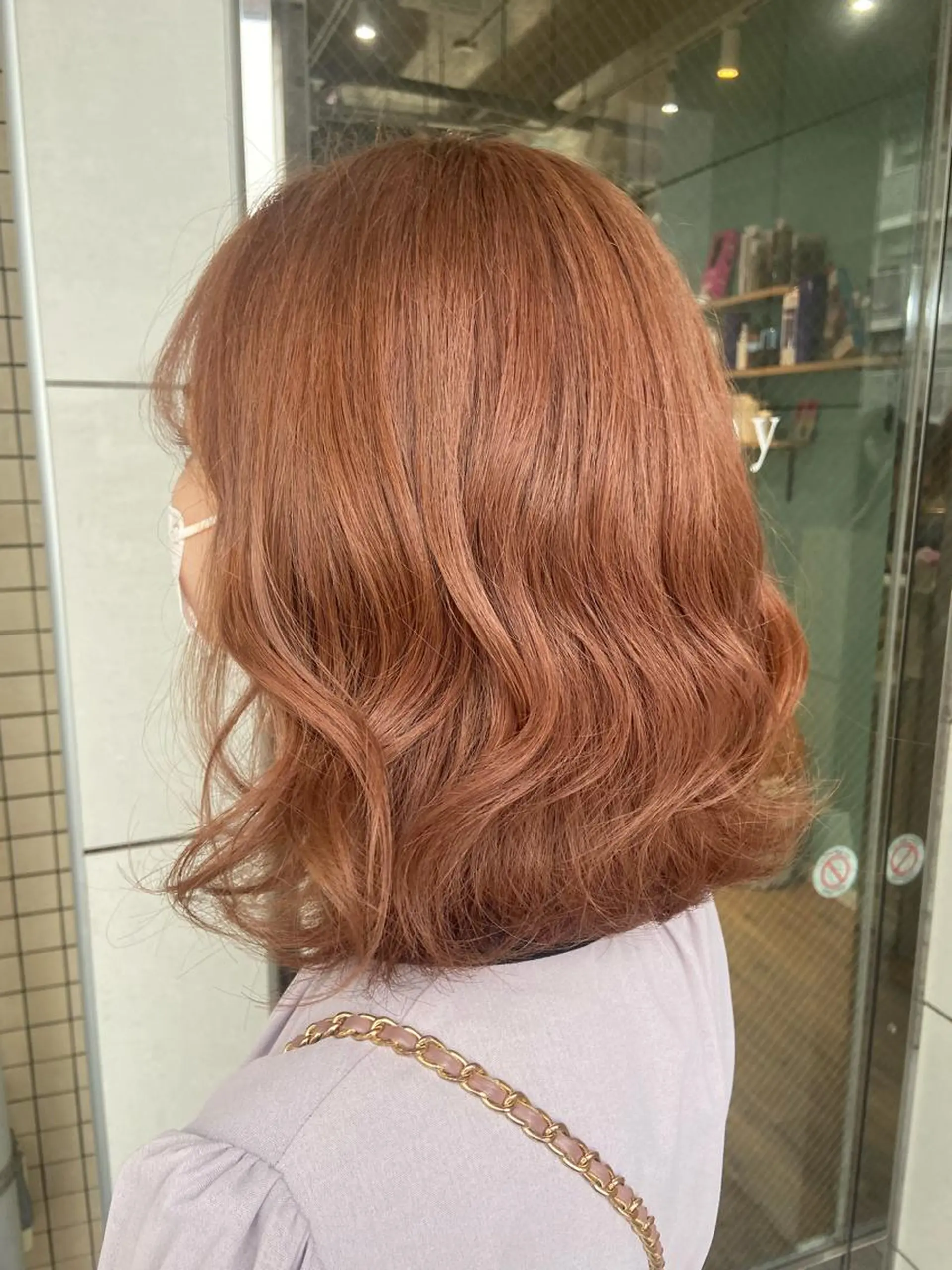 ショート カラー ヘアカラー トリートメント 🧸プルエクステ❤︎ ネイルKAO🧸のヘアスタイル