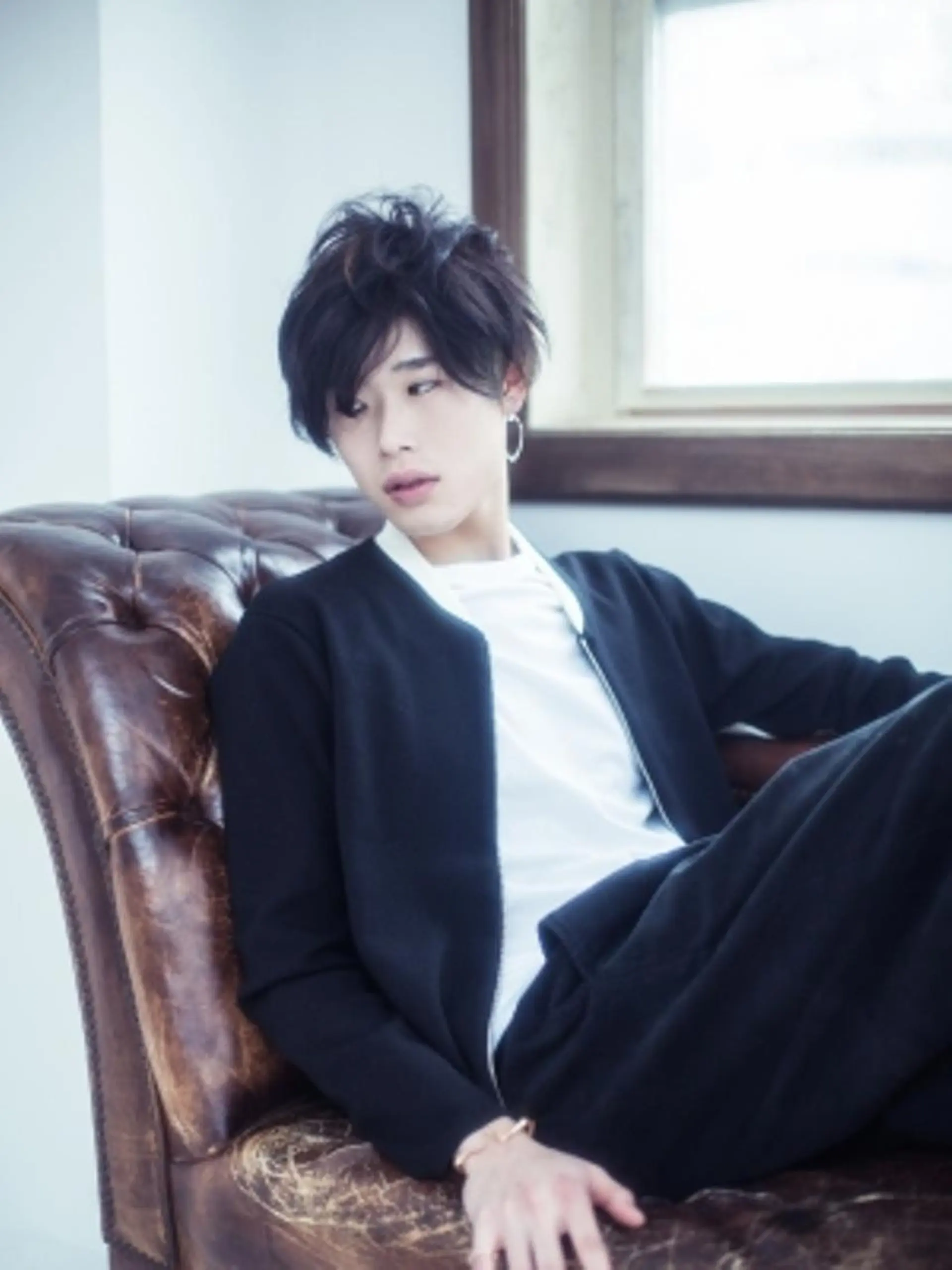 ショート パーマ メンズ amie 高崎 【アミ】のヘアスタイル