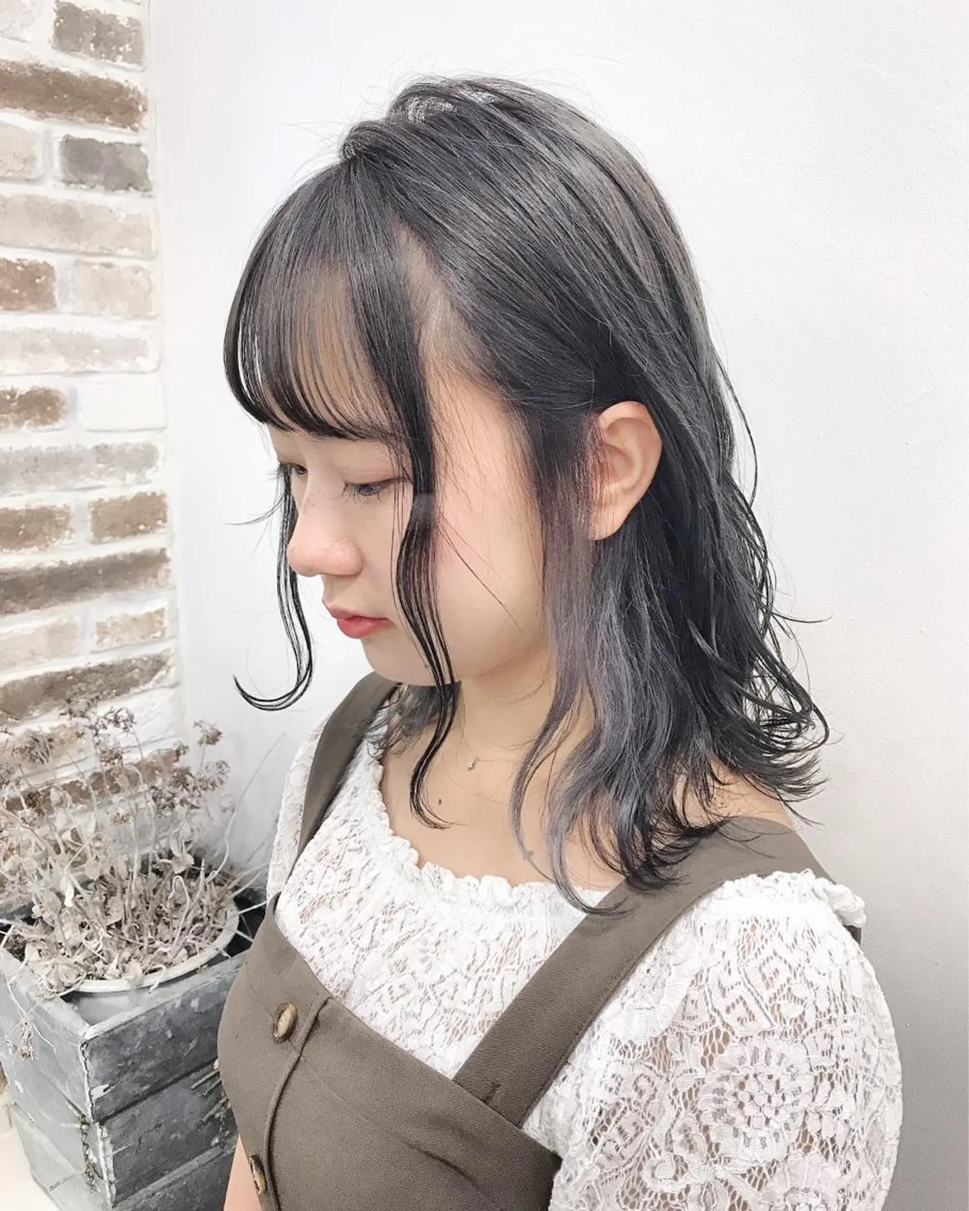 ミディアム カラー 韓国ヘア＆透けカラー keita🇰🇷のヘアスタイル