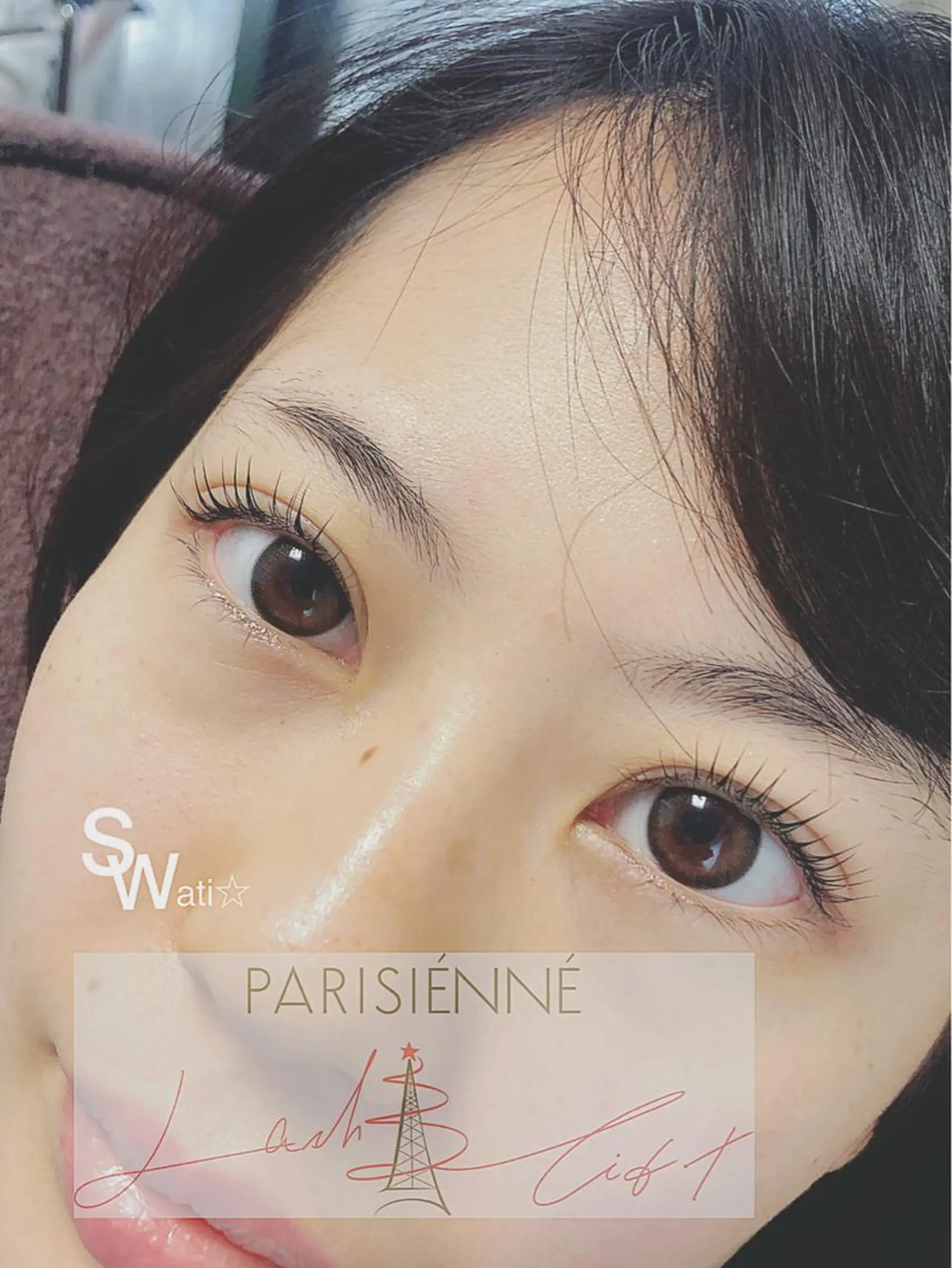 マツエク・マツパ ケラチンラッシュリフト パリジェンヌラッシュリフト まつげパーマ 一重×まつ毛パーマ マツパ マツパ＆マツエク swatiのマツエク・マツパデザイン