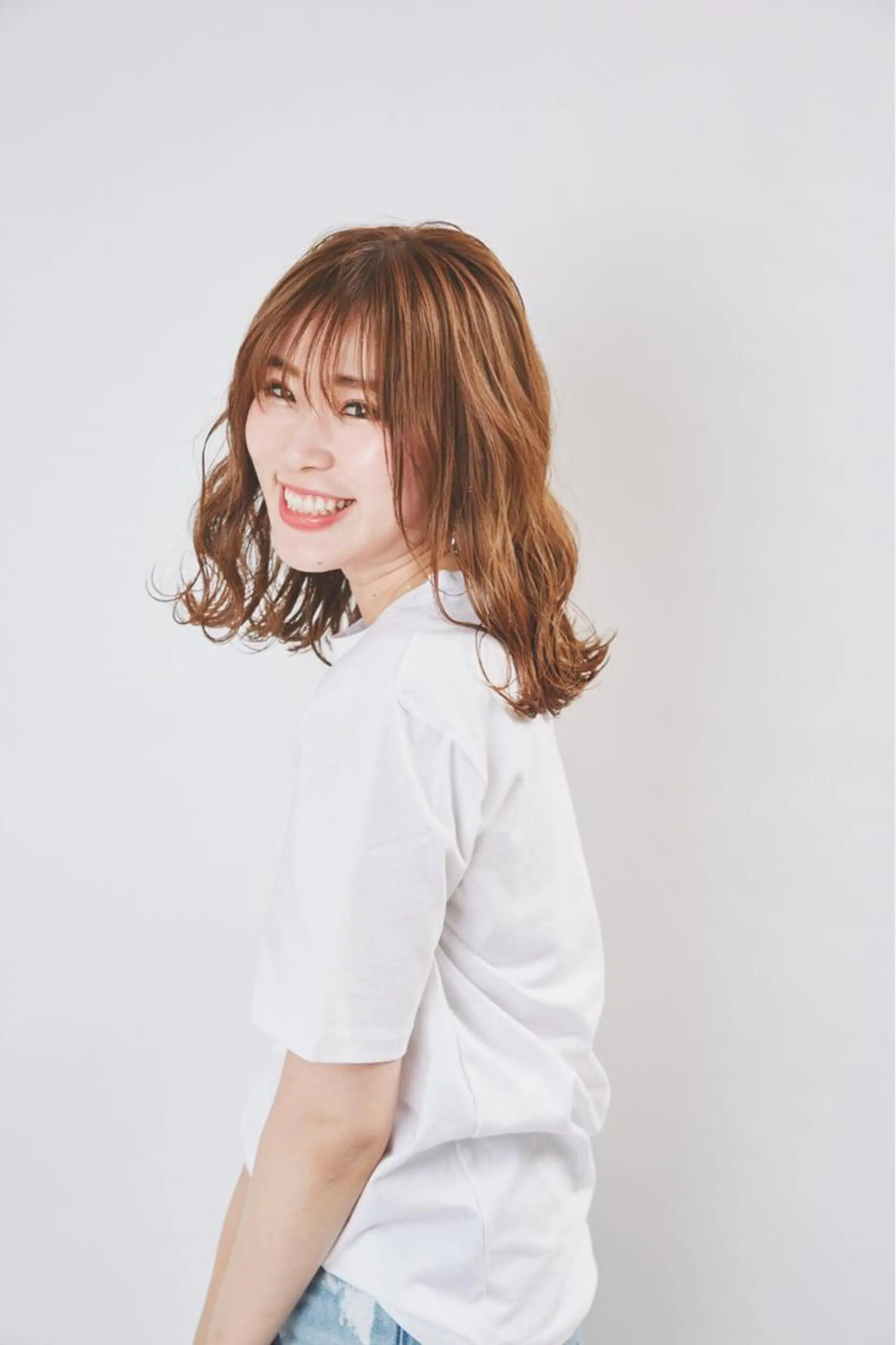 ミディアム カラー パーマ ヘアアレンジ メンズ キッズ ネイル マツエク・マツパ アティリー 西梅田のヘアスタイル