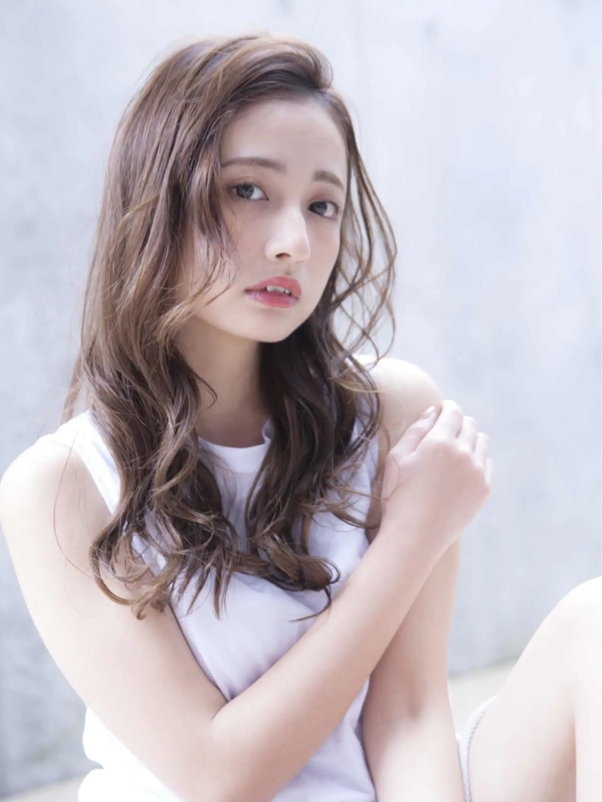 セミロング カラー hao所属・西山 頌太のヘアスタイル