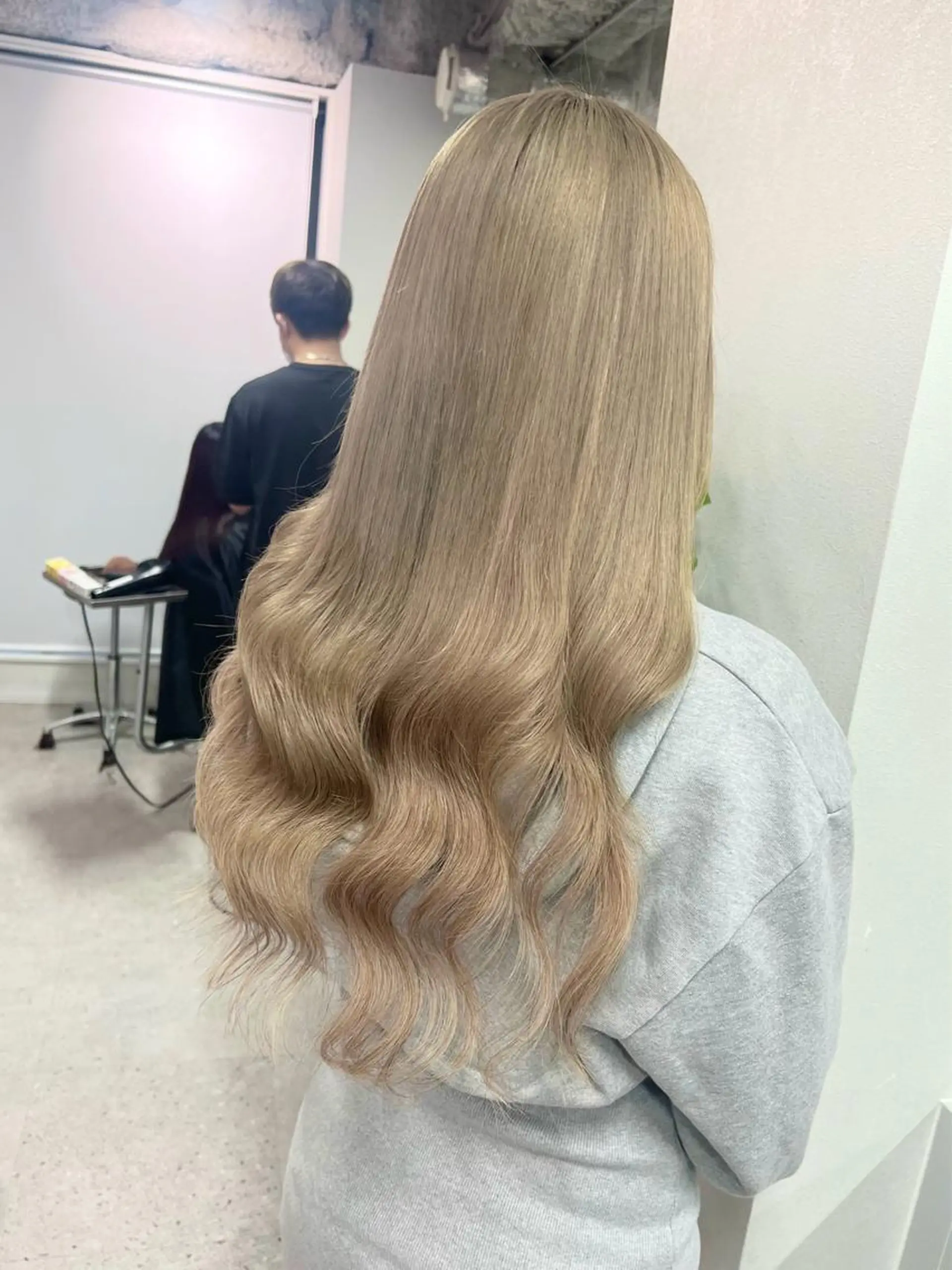 ロング プルエクステ エクステ ロング sio.nail&eyebrow salon shimokitazawa2号店所属・nailist mana𖤐´-のネイルデザイン