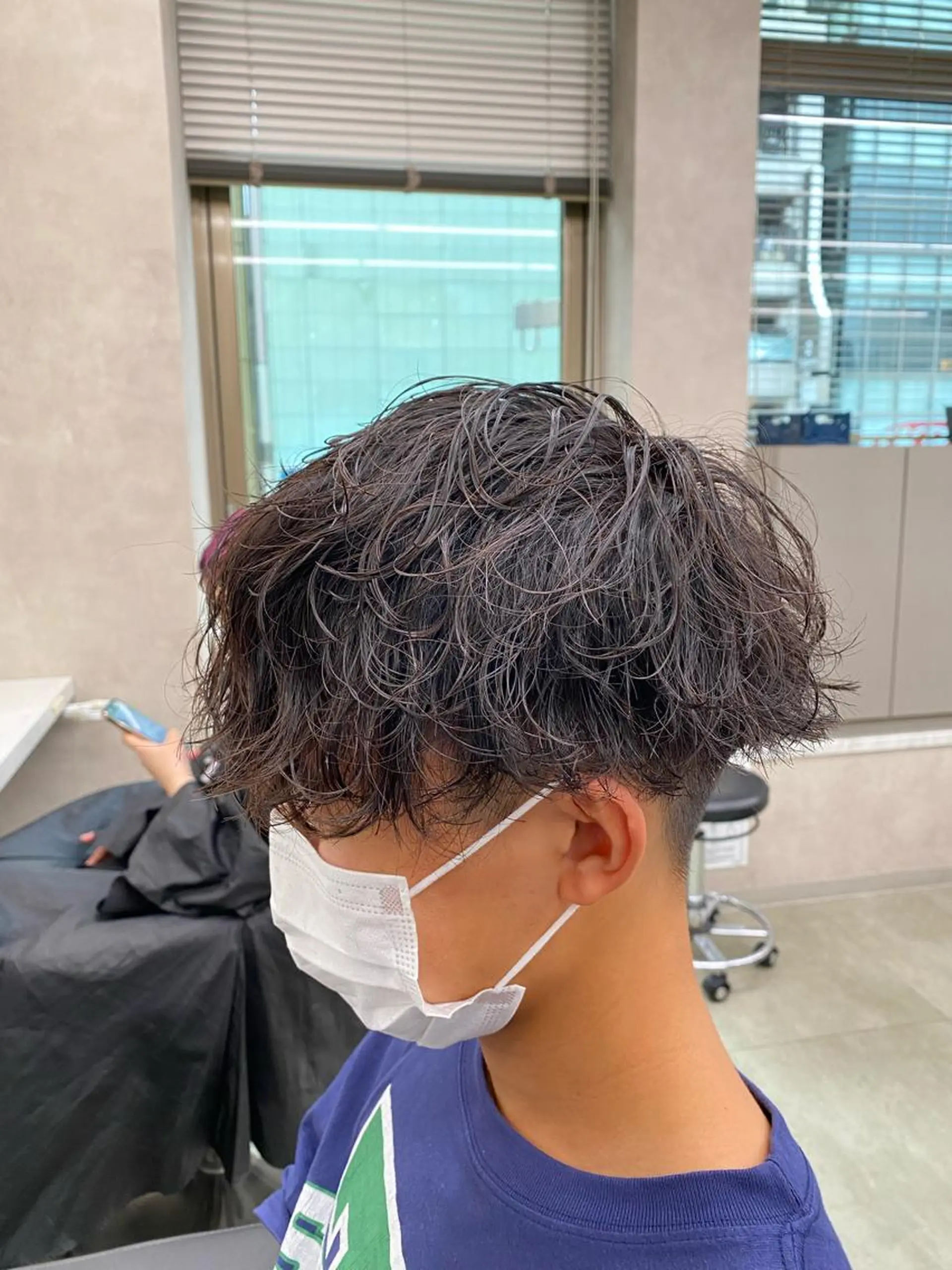 ショート パーマ メンズ 🟦ニュアンス/メン ズパーマ横浜🟦のヘアスタイル