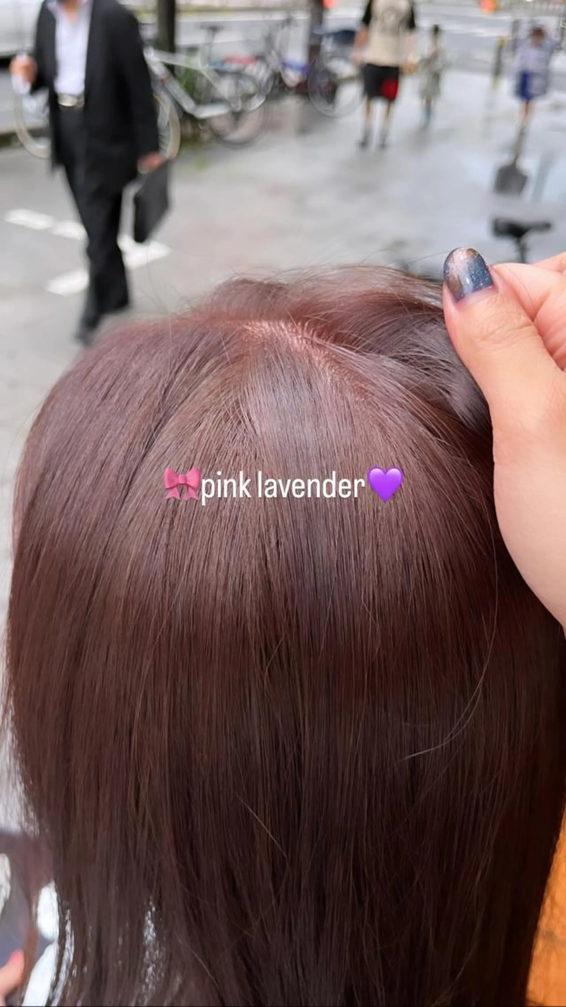 カラー ブリーチ デザインカラー ラベンダーカラー ブリーチなしカラー ピンクカラー aGland  taupe所属・🎧平野 ゆか🎧のヘアスタイル