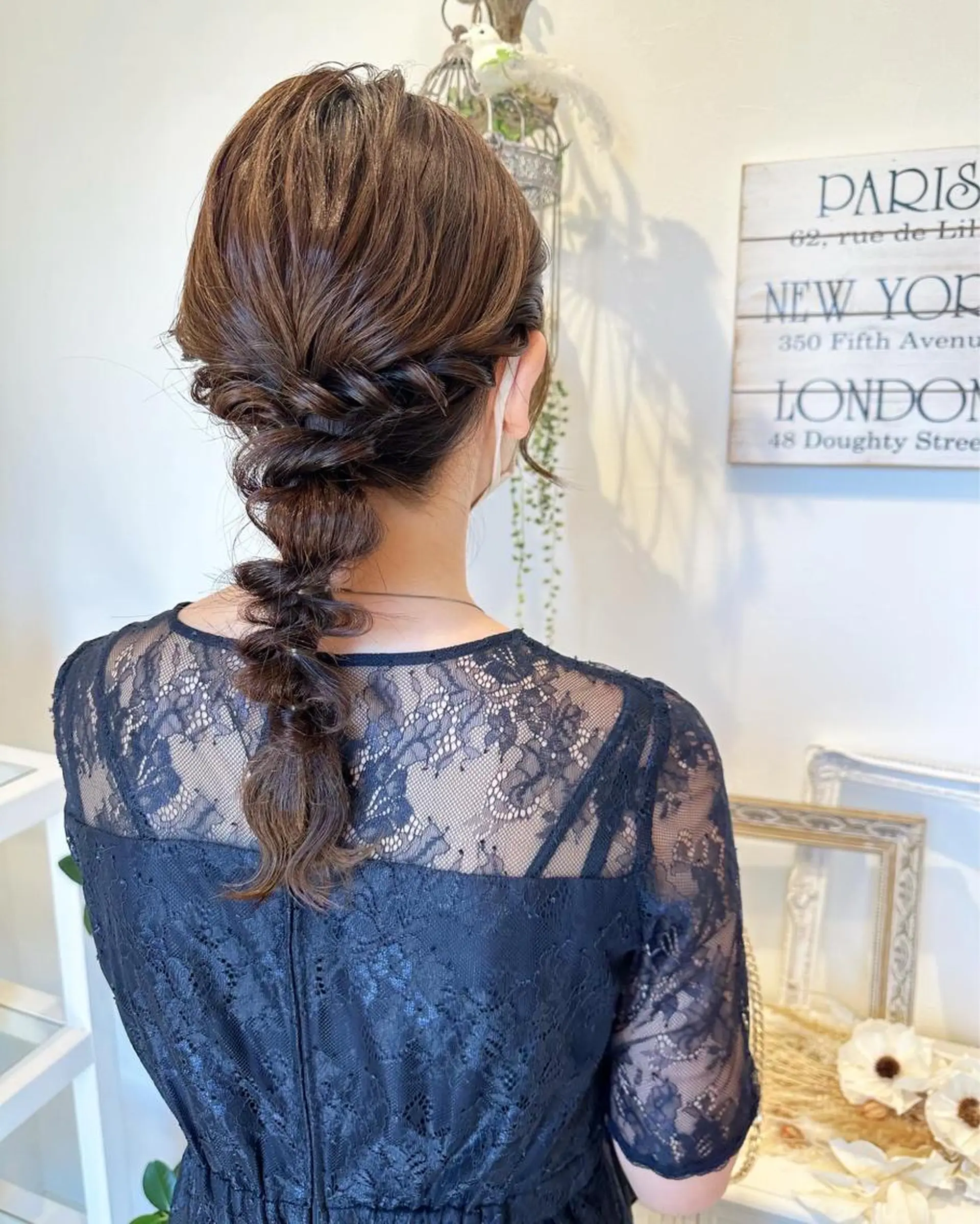 ロング ヘアセット 荒木 ひろかのヘアスタイル