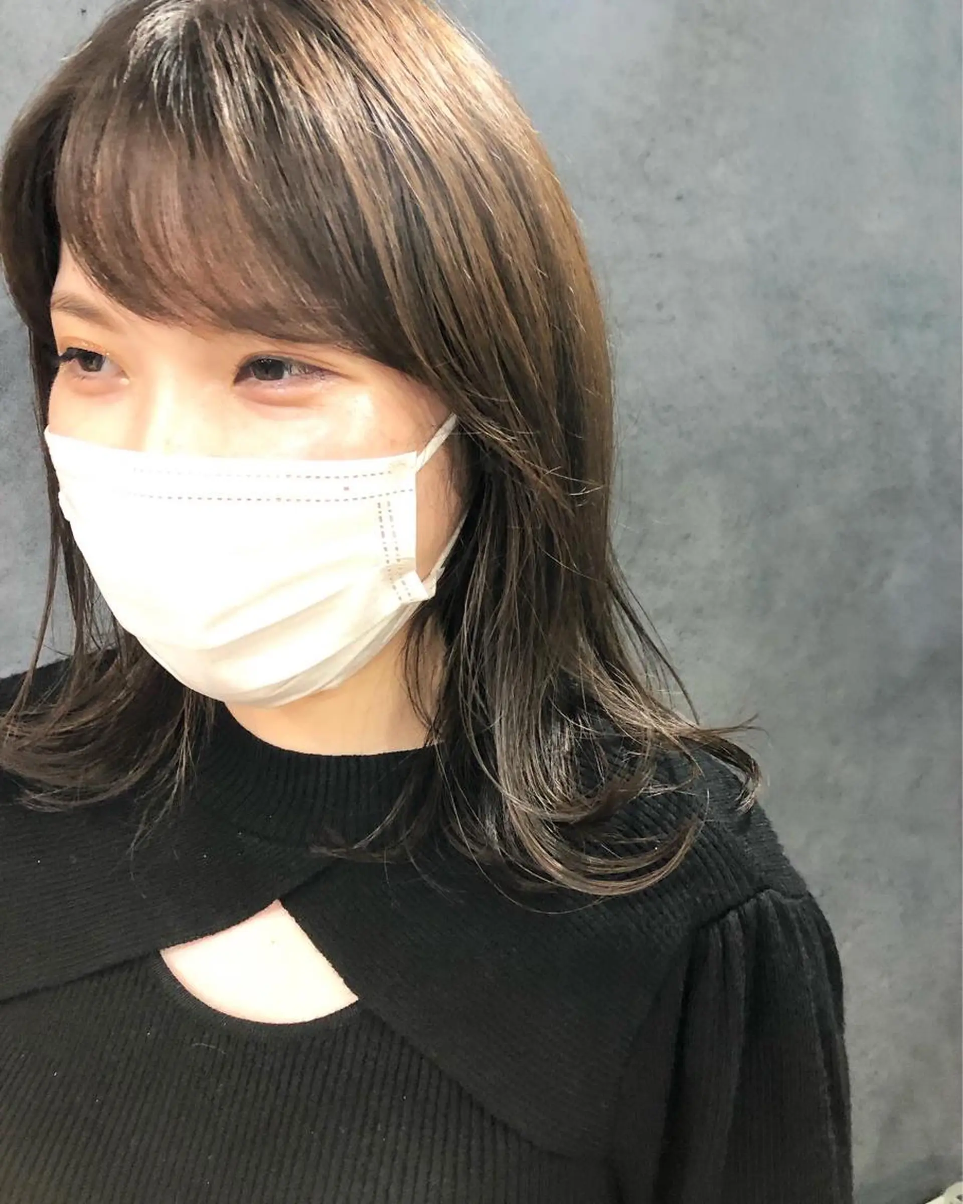 ミディアム カラー ヘアアレンジ カット ヘアカラー トリートメント ainico+所属・メンズ特化✂️栗原 侑也のヘアスタイル