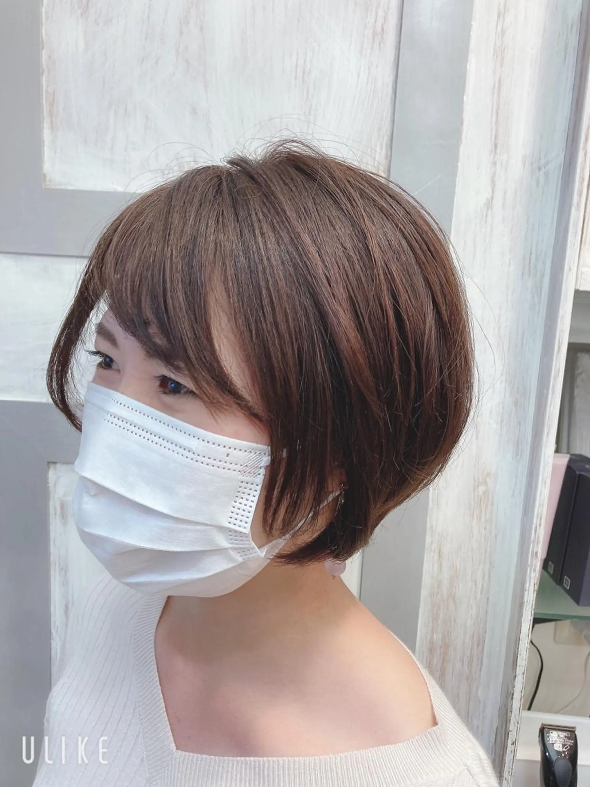 ショート 縮毛矯正 GOSSIP所属・GOSSIP信国 瑞絵のヘアスタイル