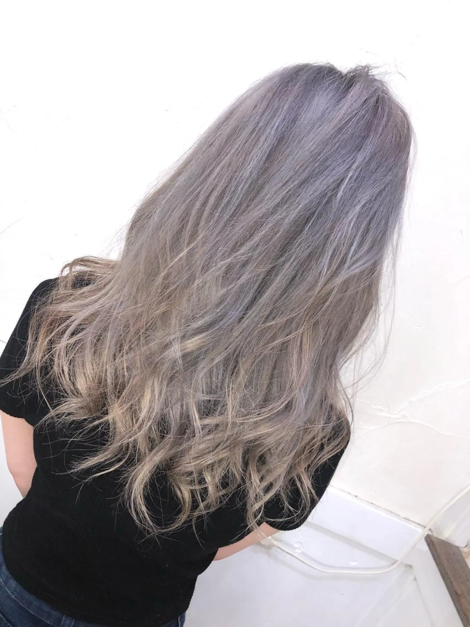 セミロング カラー ブルーカラー ブルージュ ヘアカラー トリートメント PSY(サイ)所属・PSY(サイ)池袋 金田尚久🎨のヘアスタイル