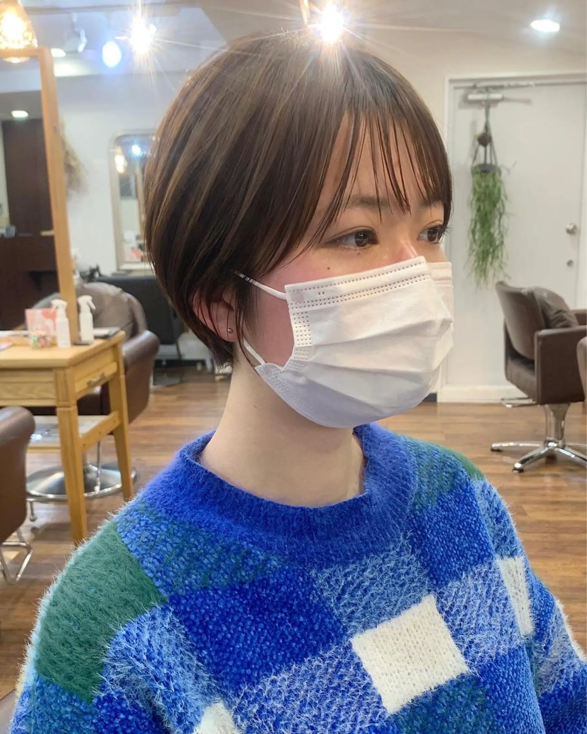 ショート カラー 縮毛矯正/ショート/ レイヤー/畑中正敏のヘアスタイル