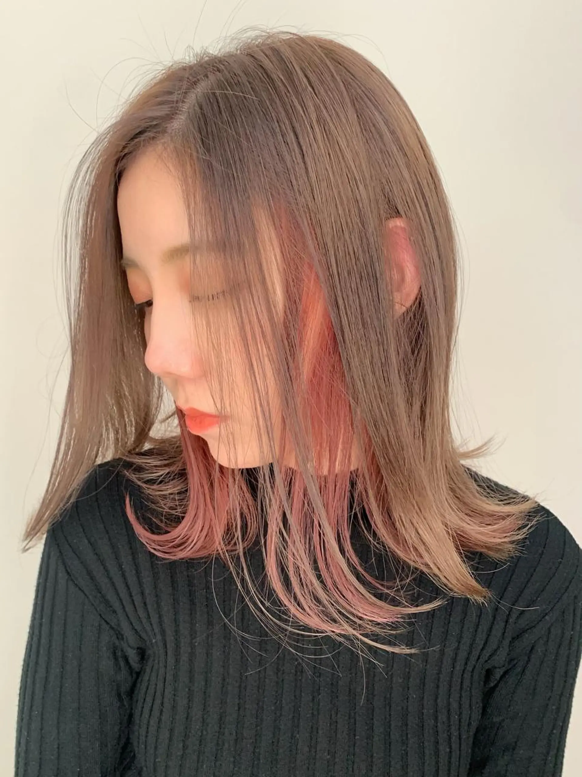 セミロング カラー ヘアカラー トリートメント 近藤千翔🩵 髪質改善Periodのエステ・リラクイメージ