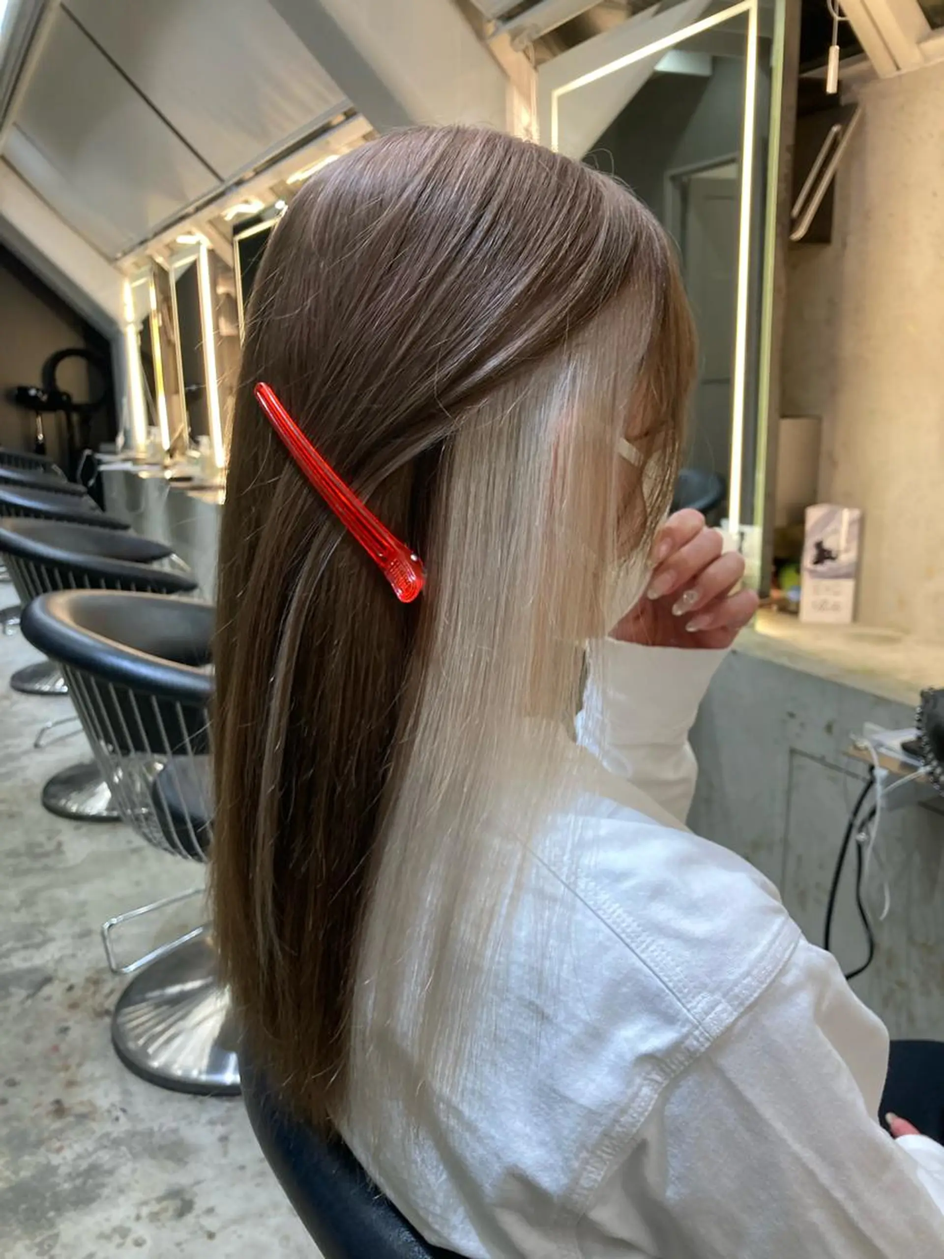 ロング ヘアカラー トリートメント ダブルカラー /垣尾颯大のヘアスタイル