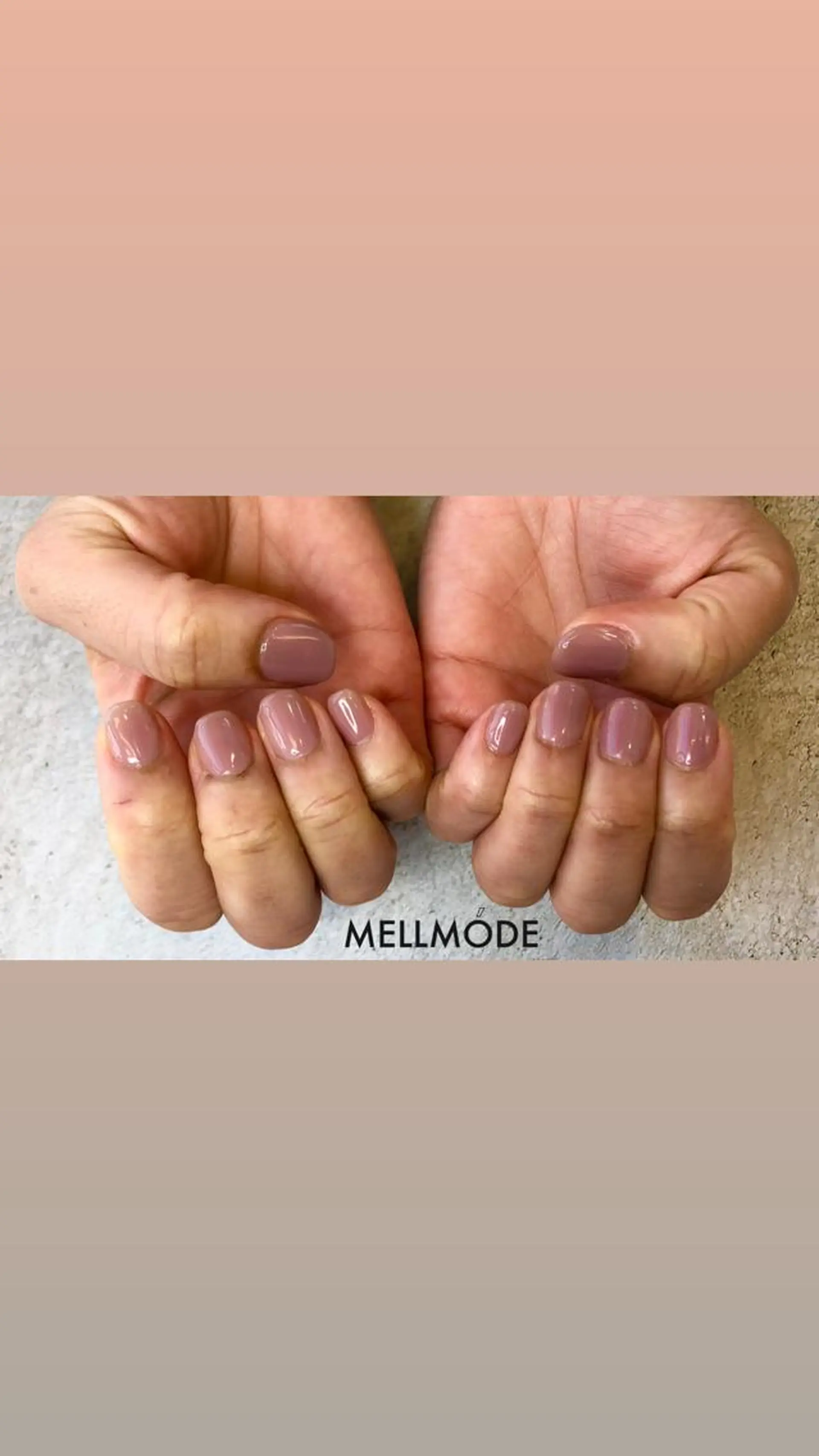 ネイル ワンカラーネイル ハンドネイル MELLMODE所属・Nakano Kanaのネイルデザイン