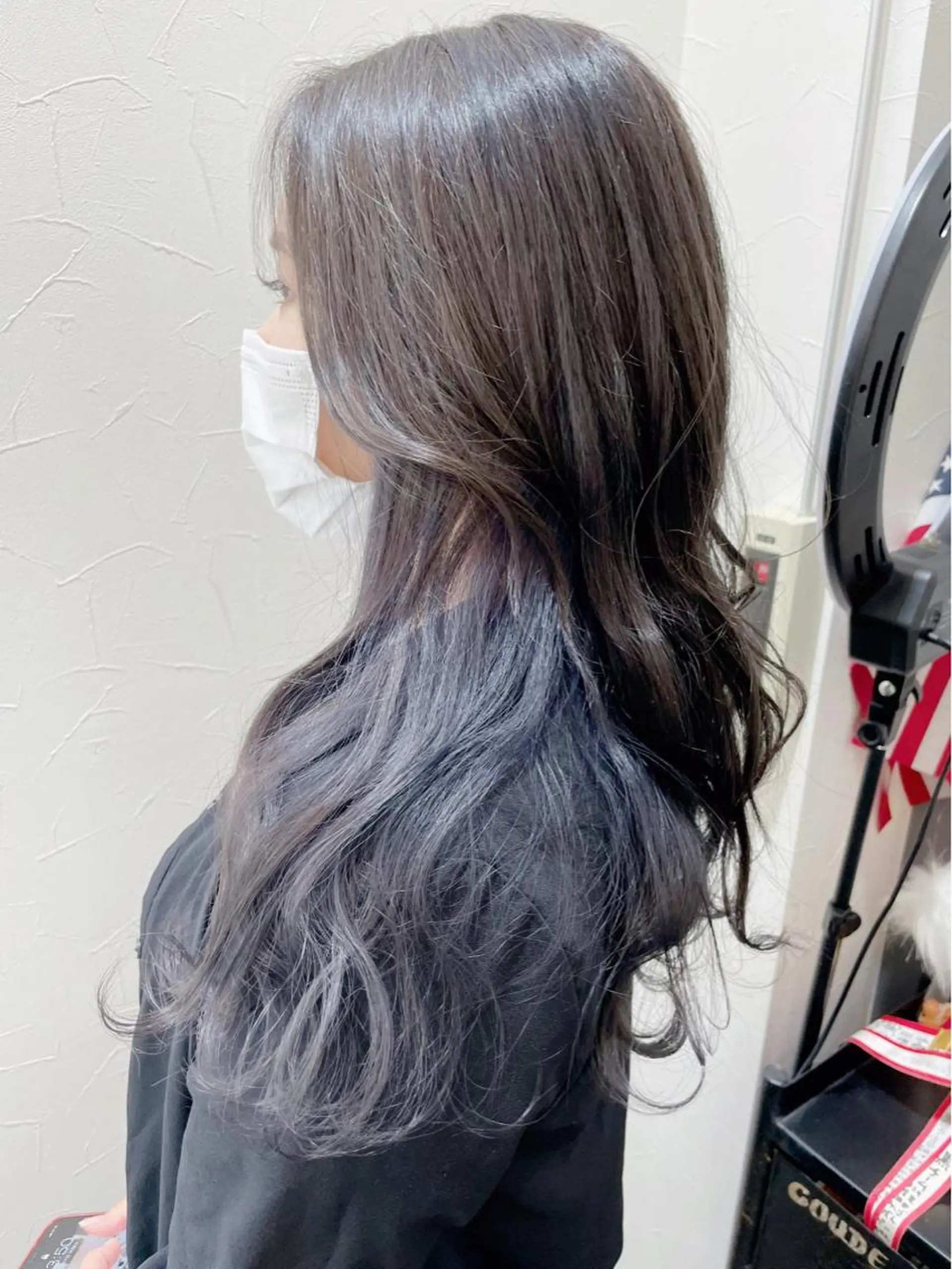 ロング カラー 透明感カラー デザインカラー インナーカラー ラベンダーカラー ヘアカラー トリートメント ARISA🦋推し・ アニメカラー/派手髪のヘアスタイル